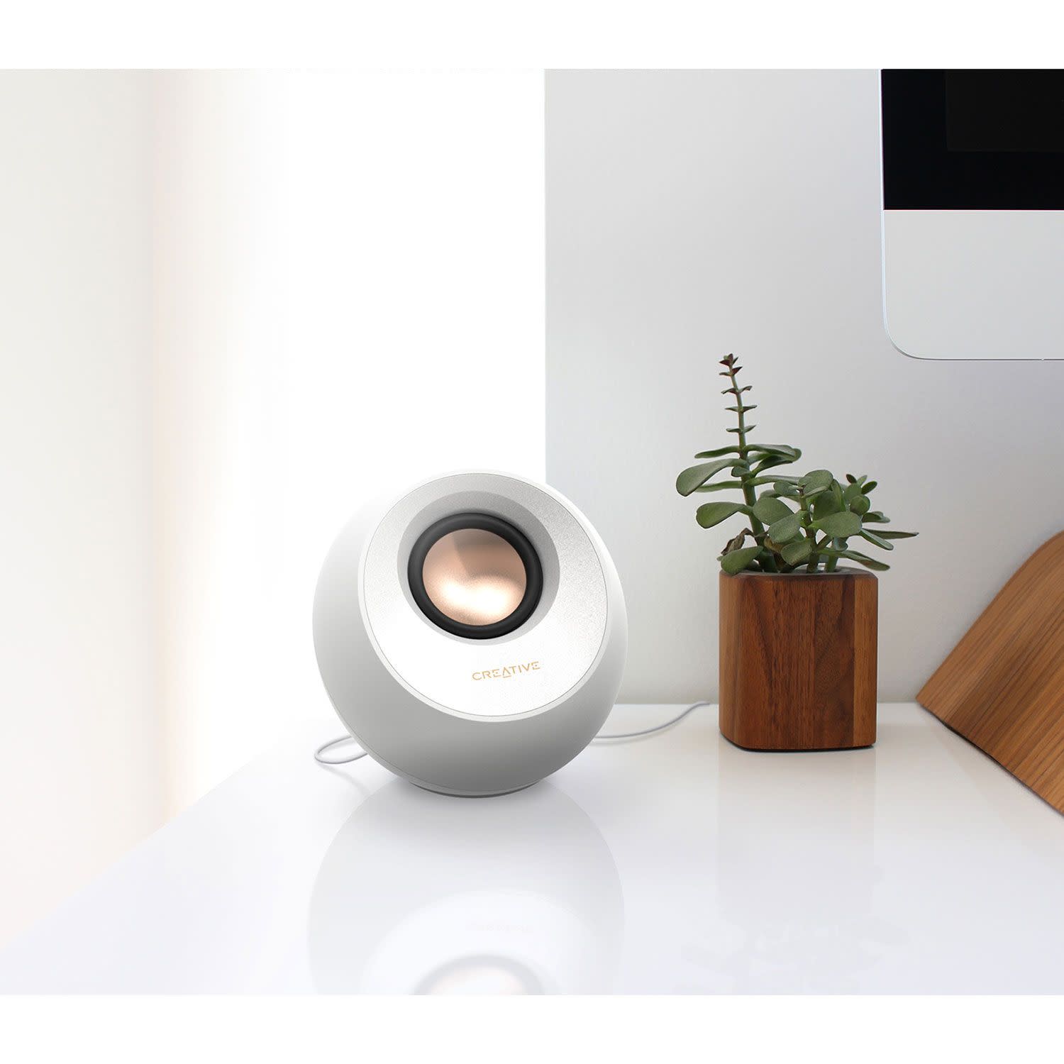 Εικόνα 3 του Creative Ηχεία 2.0 Pebble V3 Λευκά