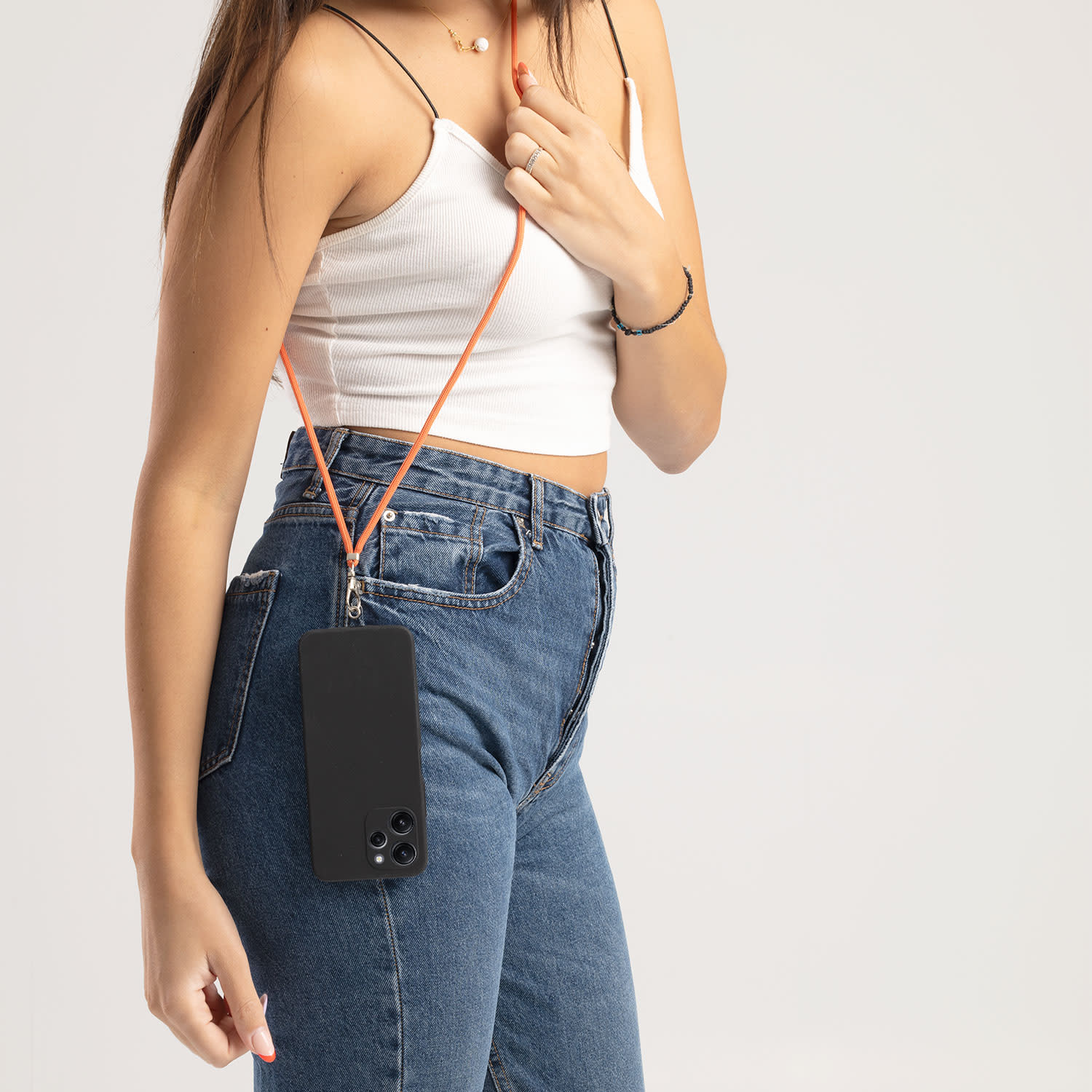 Εικόνα 3 του Sentio Λουράκι Λαιμού για Κινητό Orange