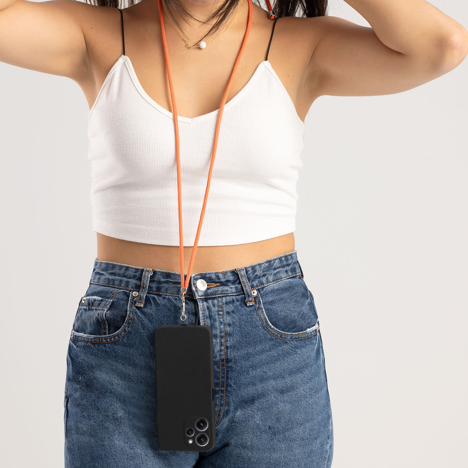 Εικόνα 4 του Sentio Λουράκι Λαιμού για Κινητό Orange