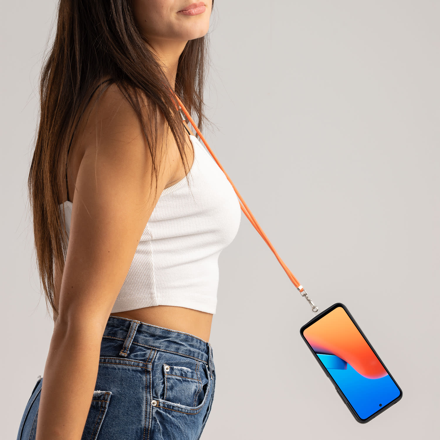 Εικόνα 5 του Sentio Λουράκι Λαιμού για Κινητό Orange