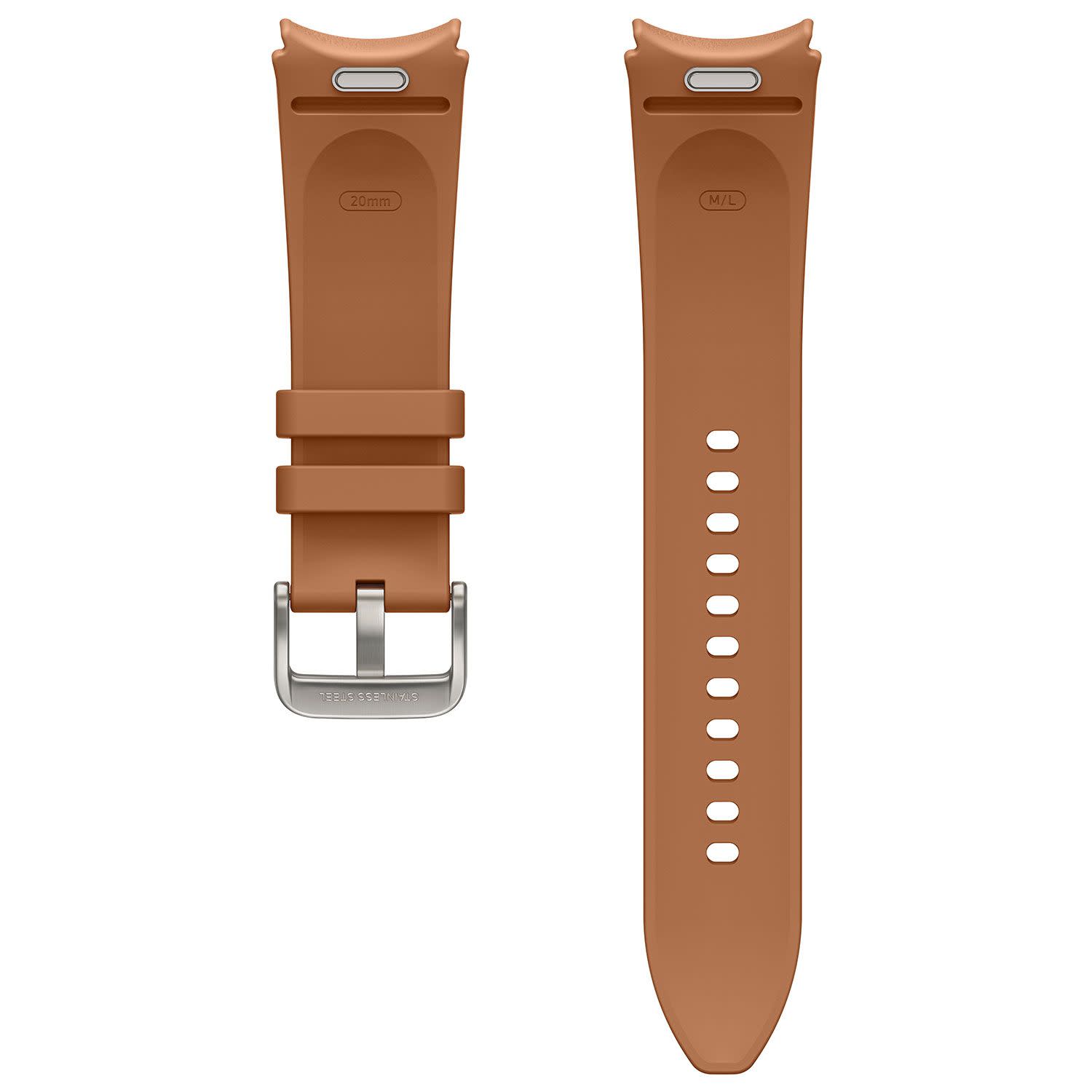 Εικόνα 2 του Samsung Hybrid Eco-Leather Band M/L Camel Watch 5/6/6 Classic