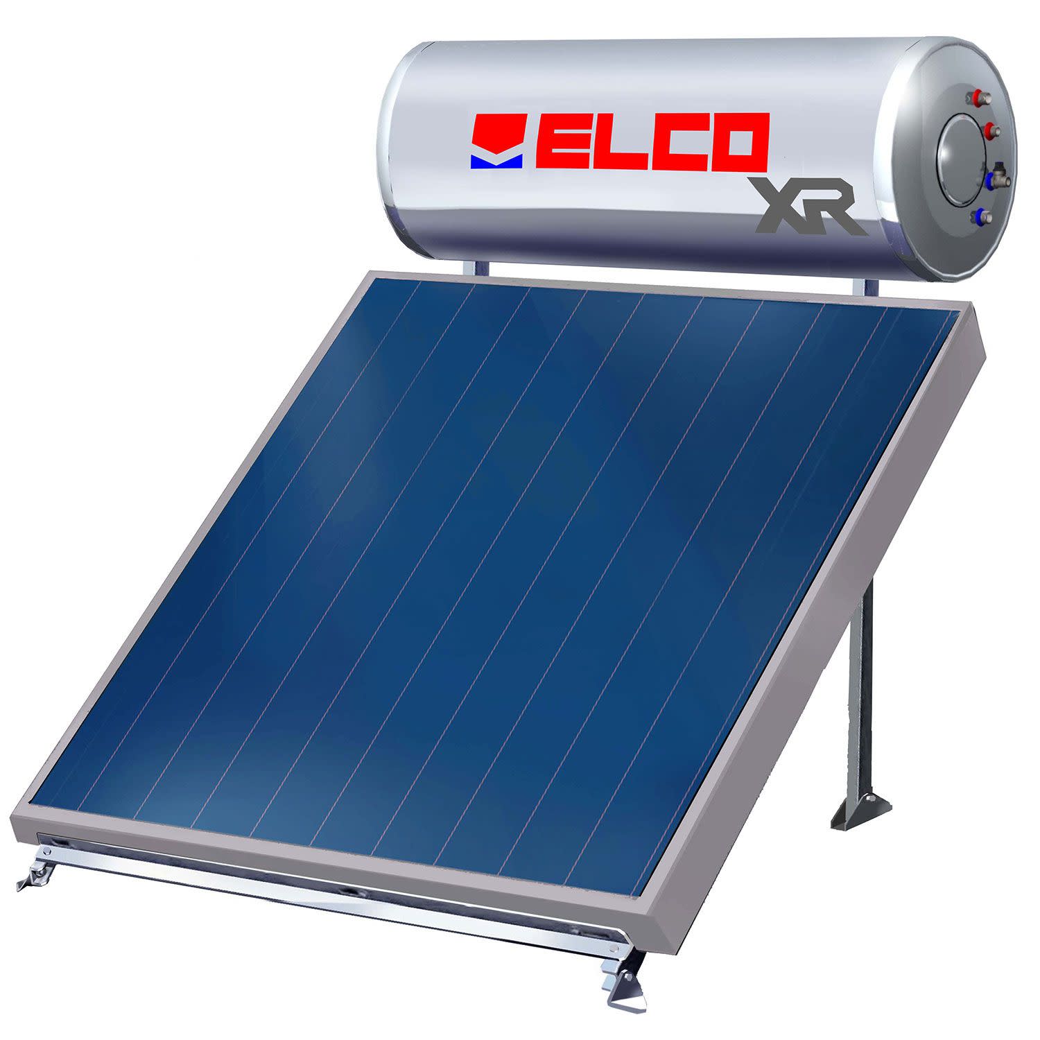 Elco Ηλιακός Θερμοσίφωνας XR 160L/2.3τμ Τριπλής Ενέργειας Κεραμοσκεπής
