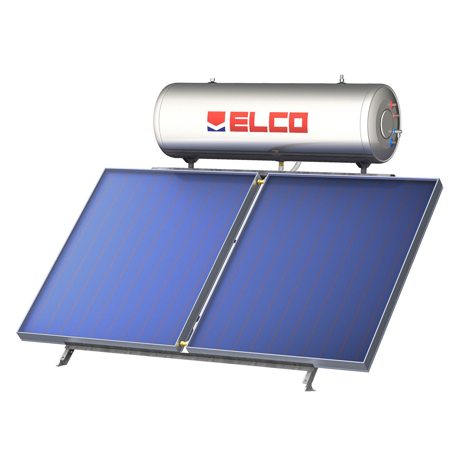 Elco Ηλιακός Θερμοσίφωνας Sol-Tech S2 200L/3.6τμ Τριπλής Ενέργειας Ταράτσας