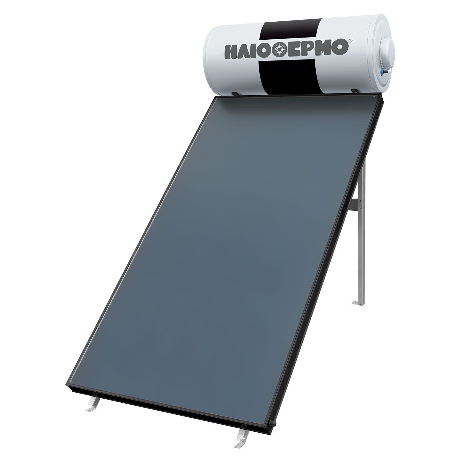 Εικόνα 1 του Sole Ηλιακός Θερμοσίφωνας ΗΛΙΟΘΕΡΜΟ Eco 150L/2.3τμ Διπλής Ενέργειας Ταράτσας