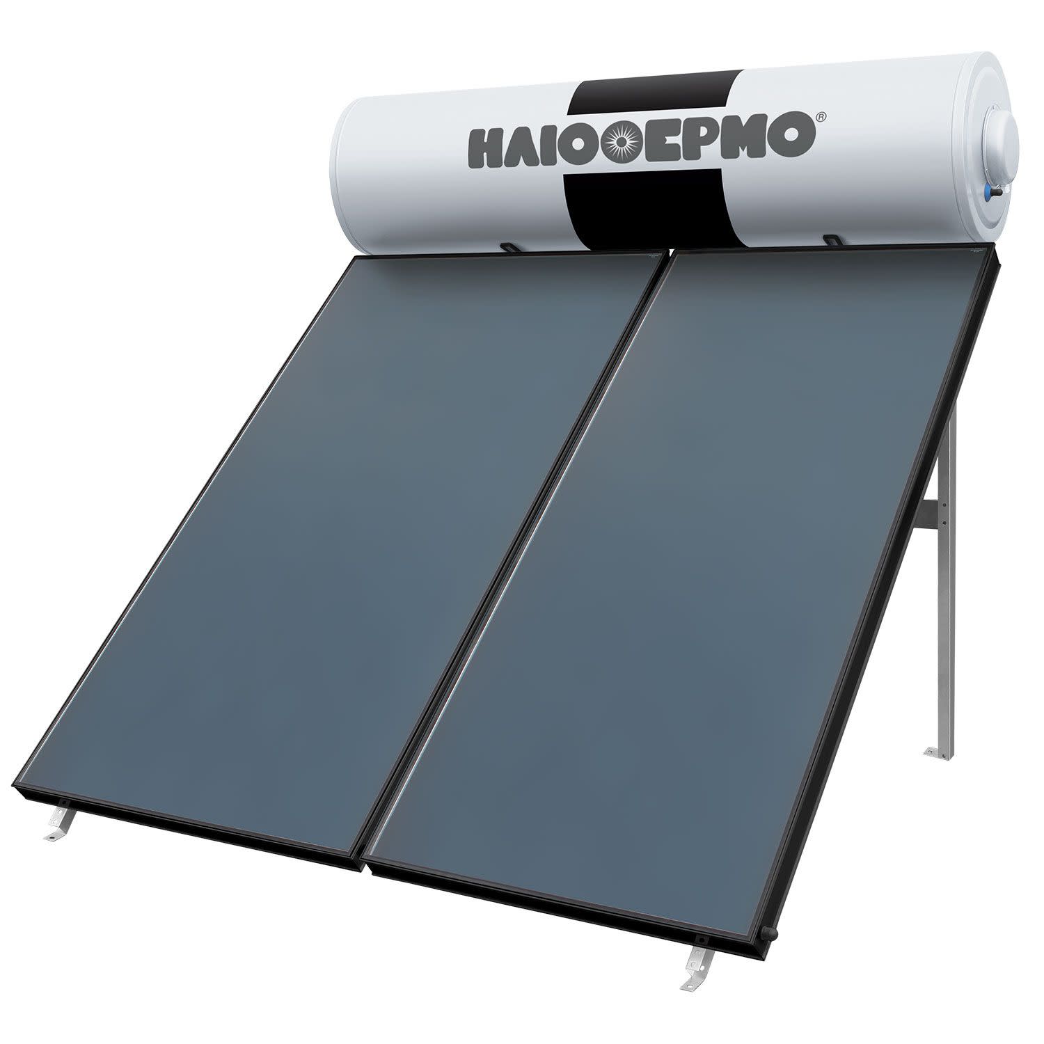 Εικόνα 1 του Sole Ηλιακός Θερμοσίφωνας ΗΛΙΟΘΕΡΜΟ Eco 200L/3τμ Διπλής Ενέργειας Ταράτσας