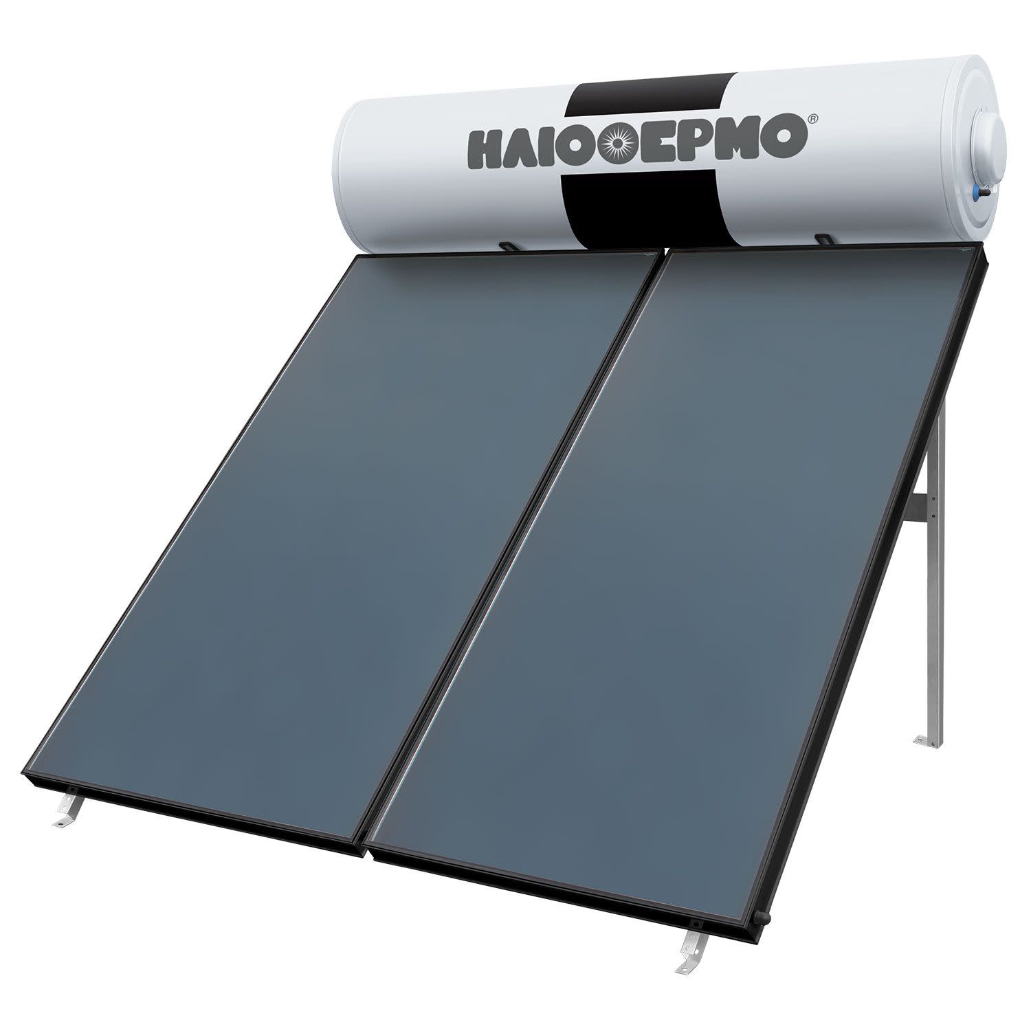 Εικόνα 1 του Sole Ηλιακός Θερμοσίφωνας ΗΛΙΟΘΕΡΜΟ Eco 200L/4τμ Διπλής Ενέργειας Ταράτσας