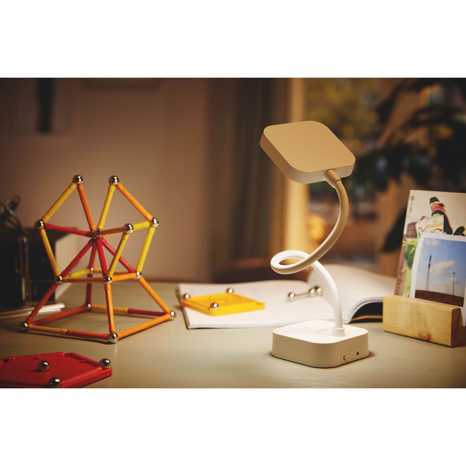 Εικόνα 3 του Philips Φωτιστικό Γραφείου Rock DSK211 Με USB Λευκό