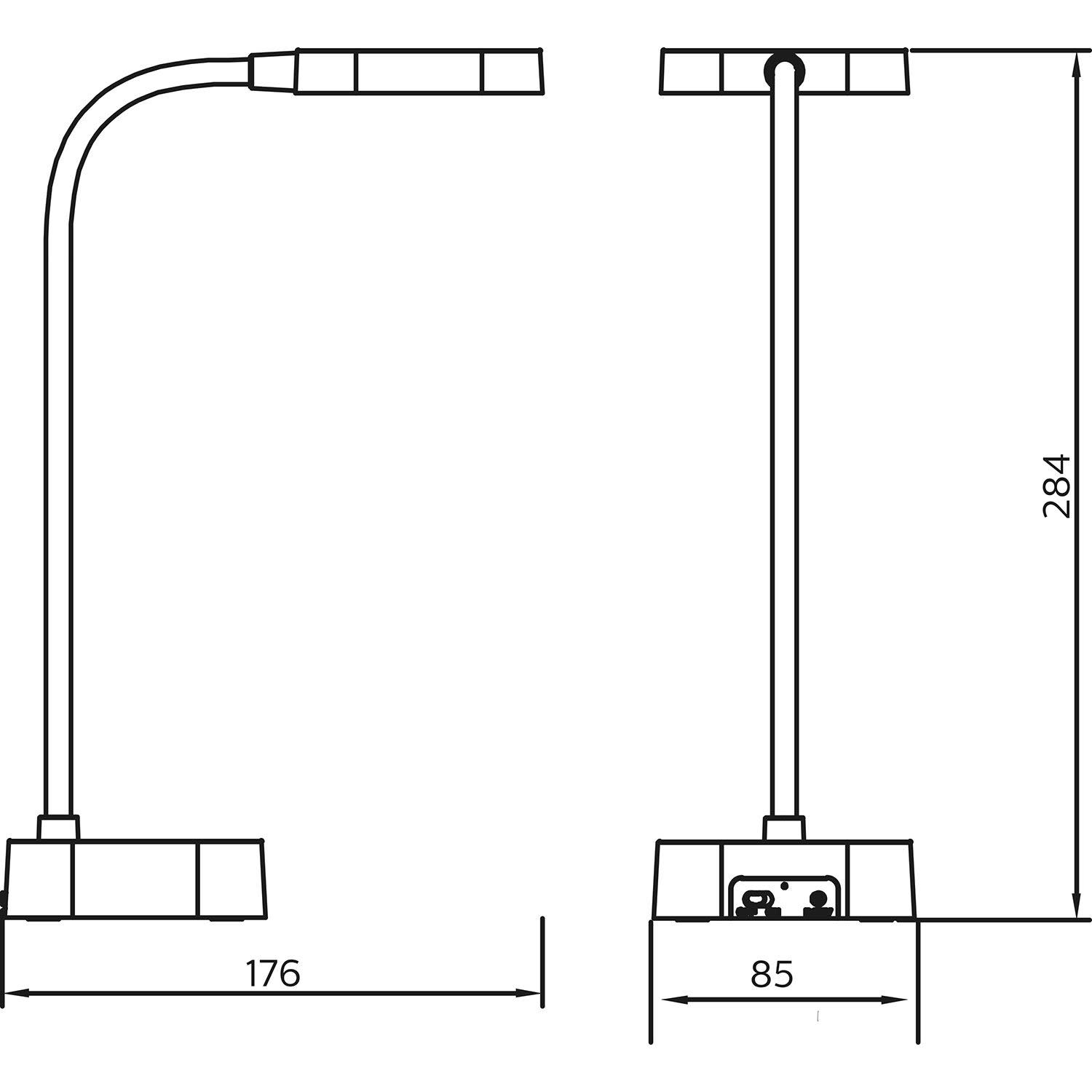 Εικόνα 8 του Philips Φωτιστικό Γραφείου Rock DSK211 Με USB Λευκό