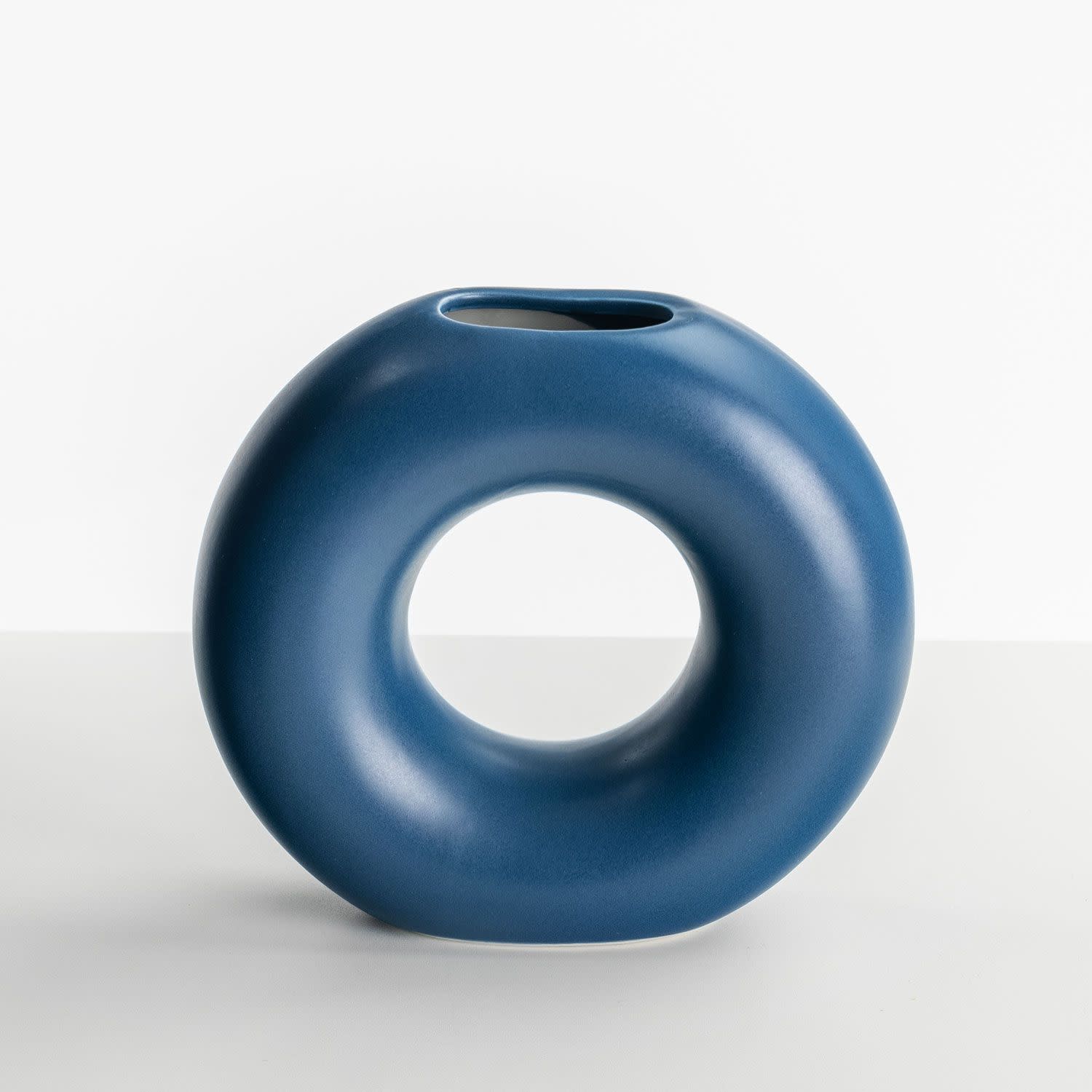 Sentio Μπλε Στρογγυλό Βάζο Intense