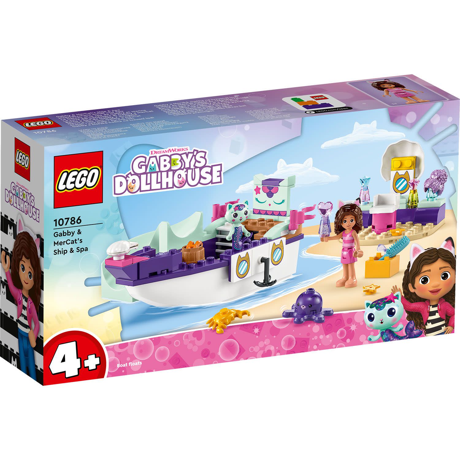 Εικόνα 1 του LEGO Gabby & MerCat's Ship & Spa V29 10786