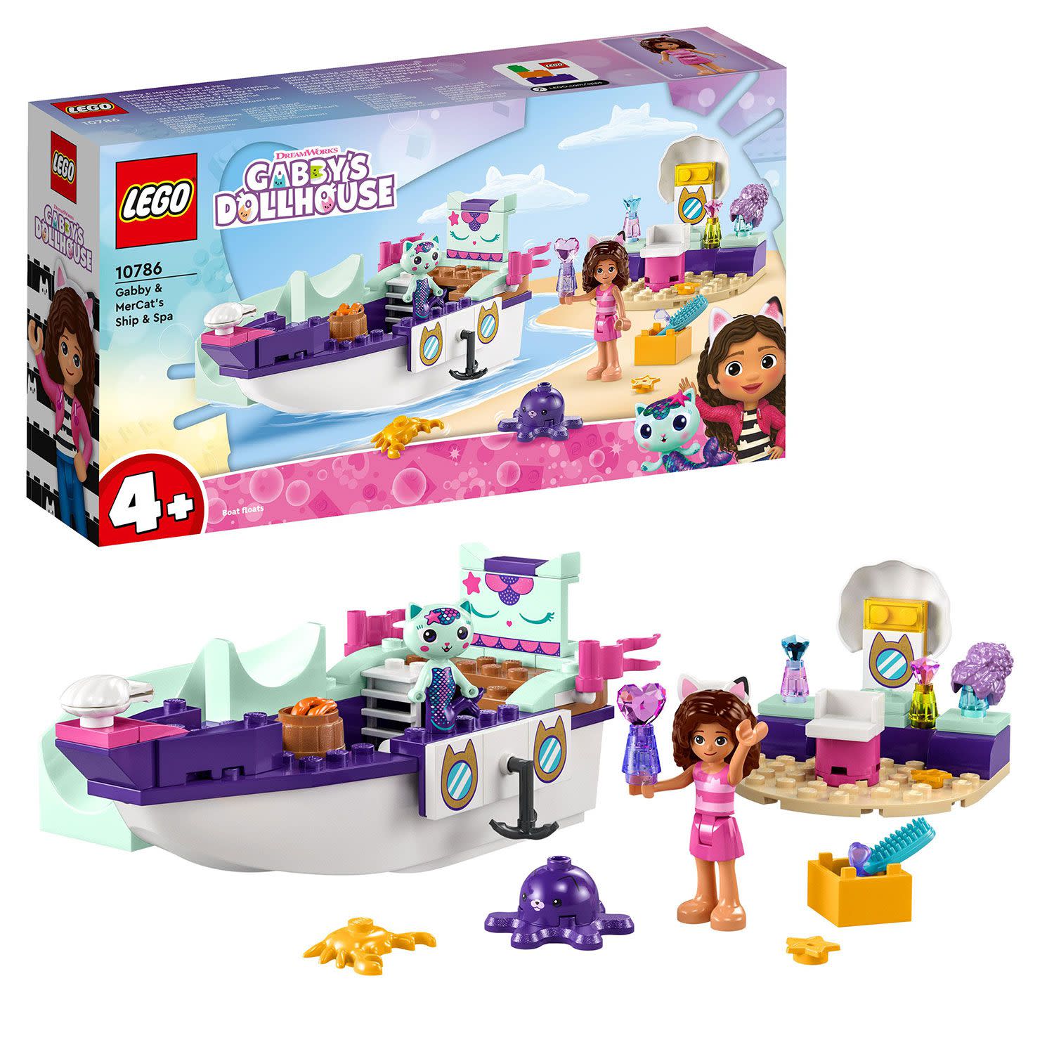 Εικόνα 2 του LEGO Gabby & MerCat's Ship & Spa V29 10786