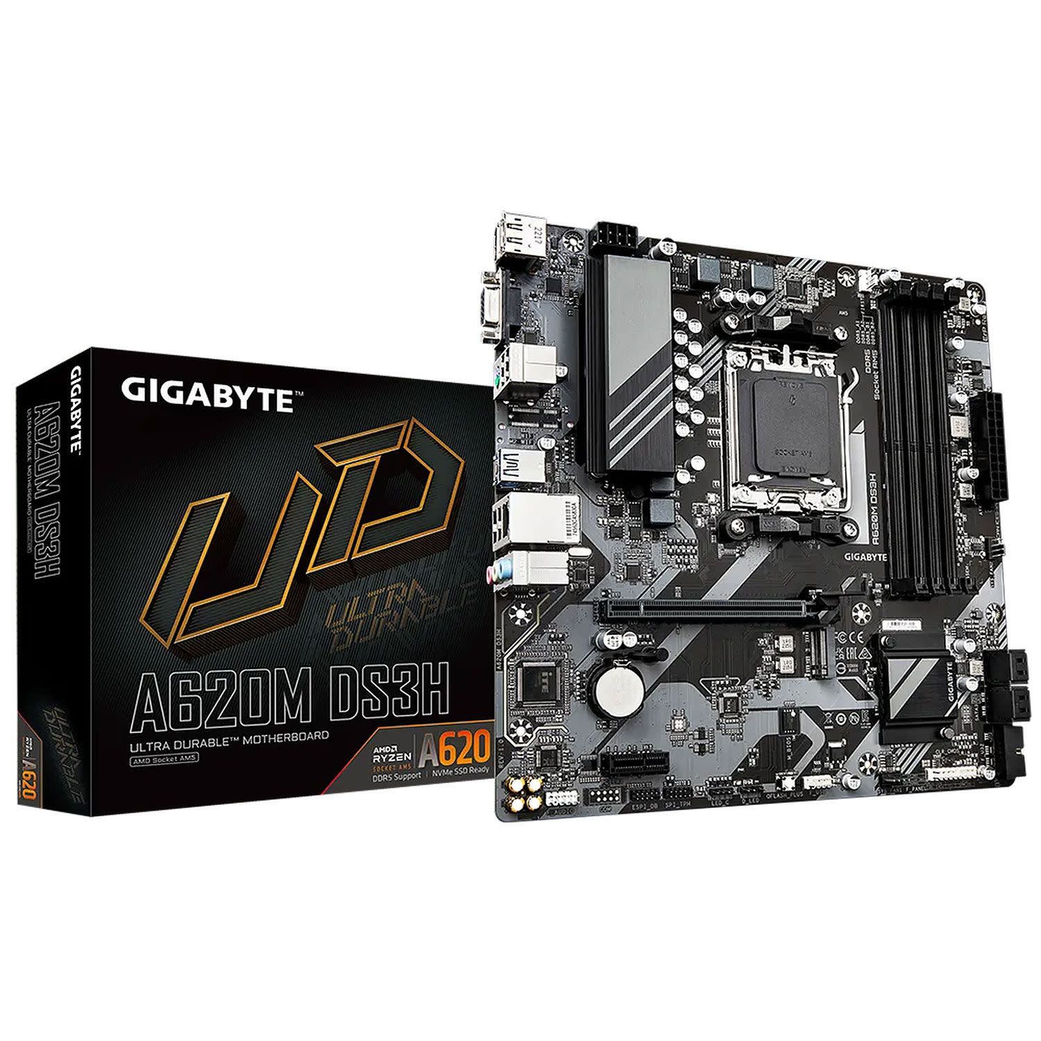 Gigabyte Motherboard A620M DS3H (A620/AM5/DDR5)