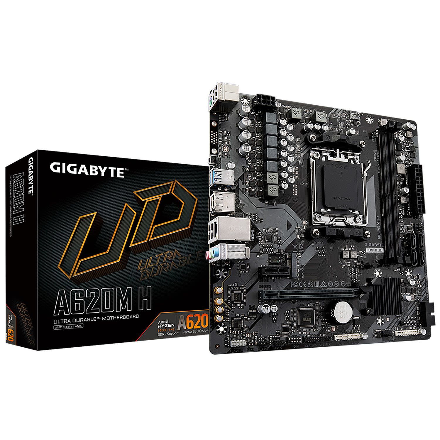 Gigabyte Motherboard A620M H (A620/AM5/DDR5)