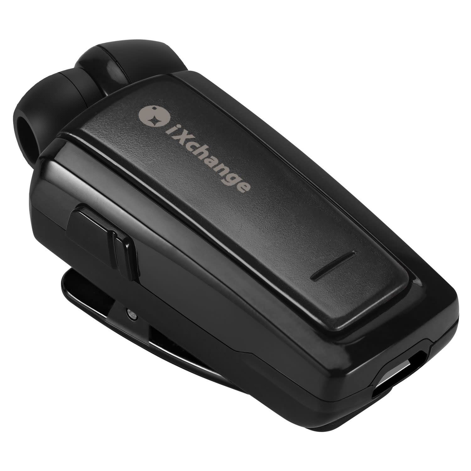 Retractable Mini Headset Black iXchange