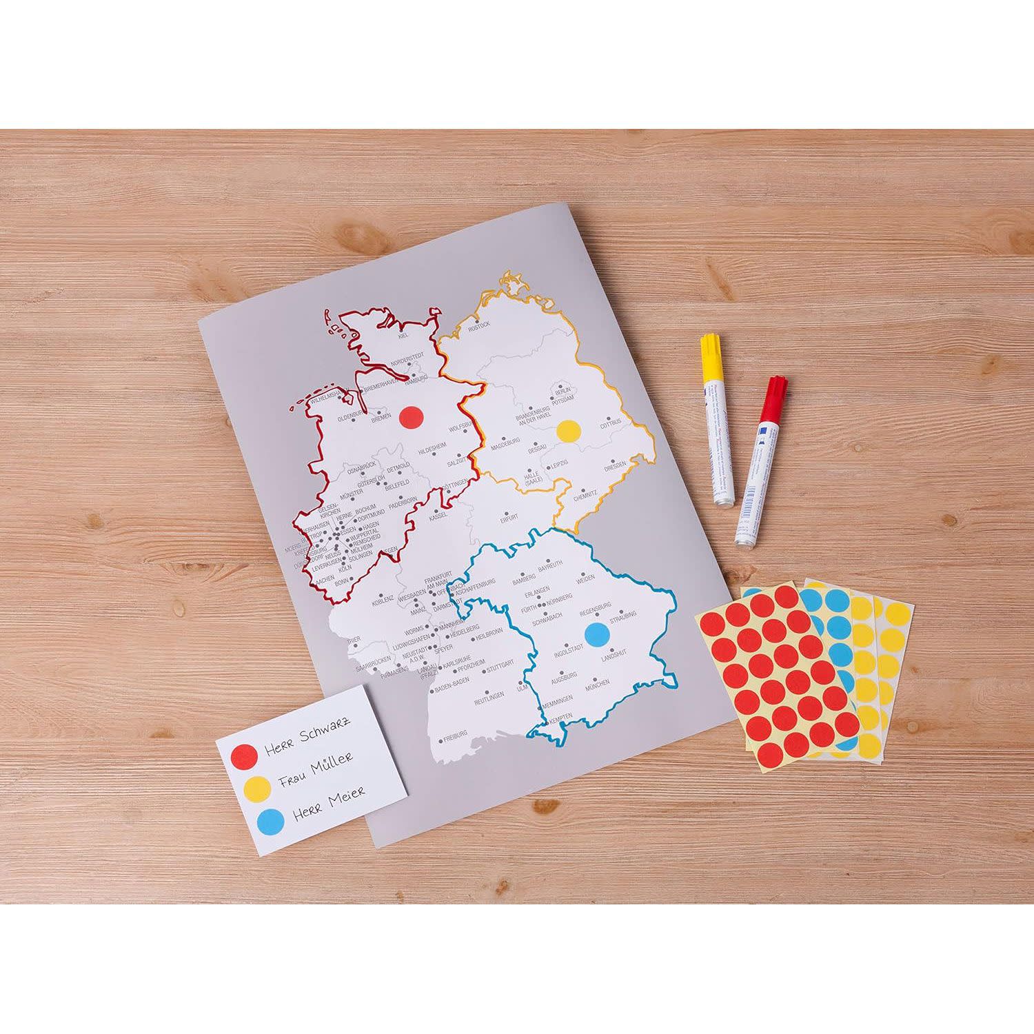 Κάνε κλικ για να δεις την εικόνα 3 του Avery Zweckform Αυτοκόλλητες Στρογγυλές Ετικέτες Marking Dots 96 τεμάχια Κόκκινο