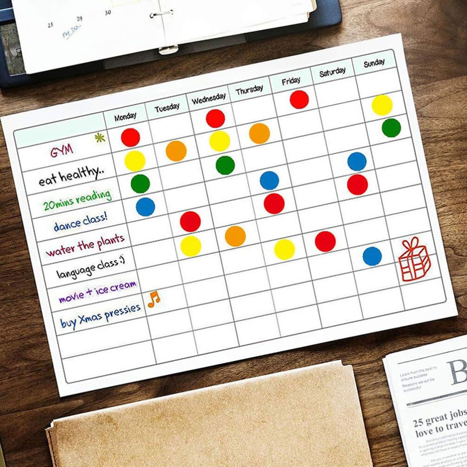 Κάνε κλικ για να δεις την εικόνα 6 του Avery Zweckform Αυτοκόλλητες Στρογγυλές Ετικέτες Marking Dots 96 τεμάχια Κόκκινο