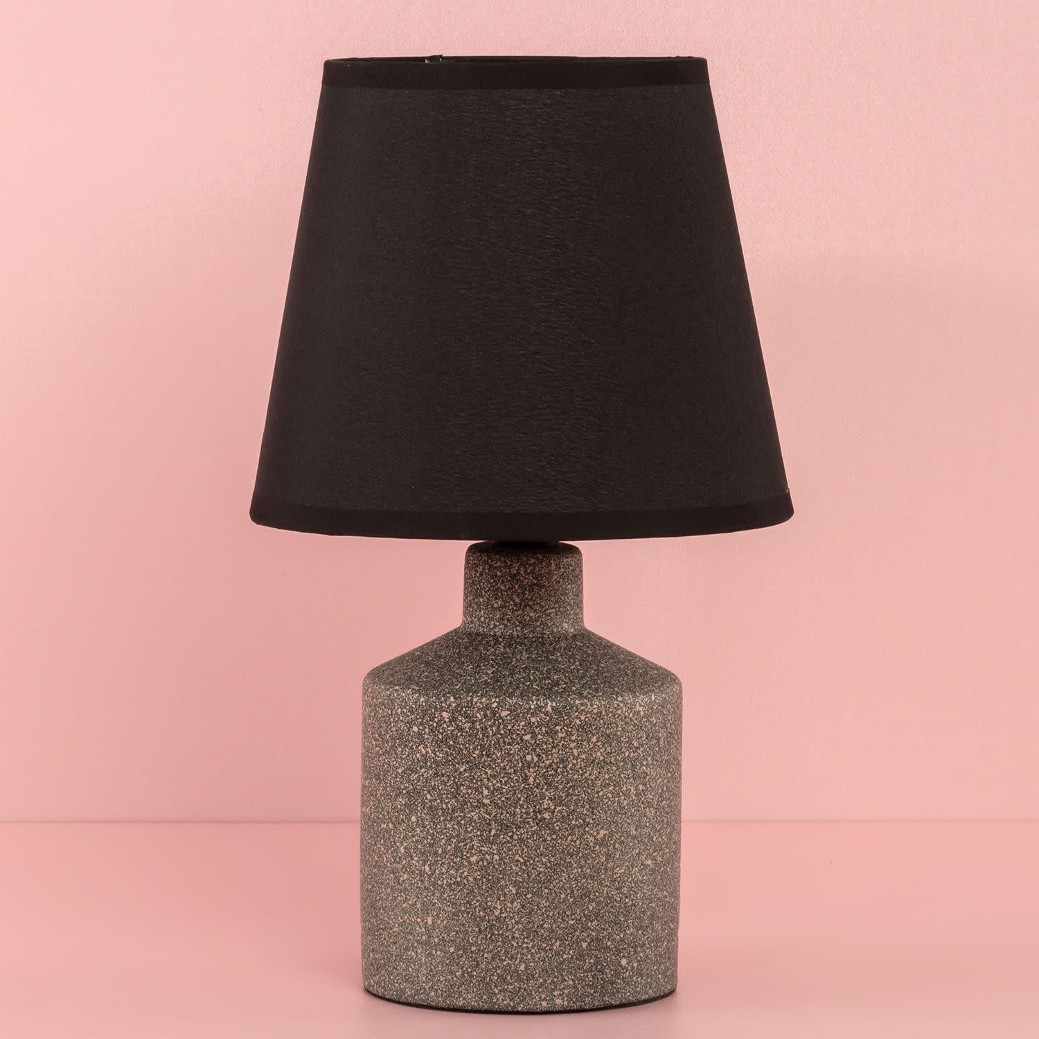 Sentio Κεραμικό Επιτραπέζιο Φωτιστικό Γκρι-Μαύρο