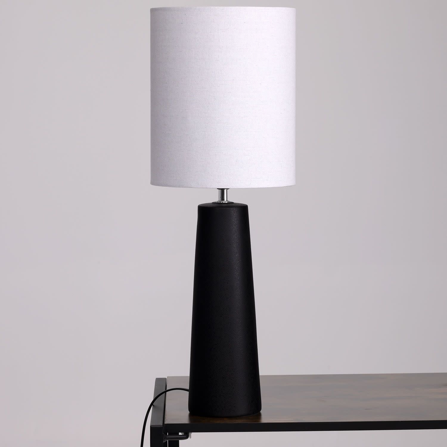 Εικόνα 1 του Sentio Φωτιστικό Επιτραπέζιο Κεραμικό Επιτραπέζιο Λευκό-Μαύρο