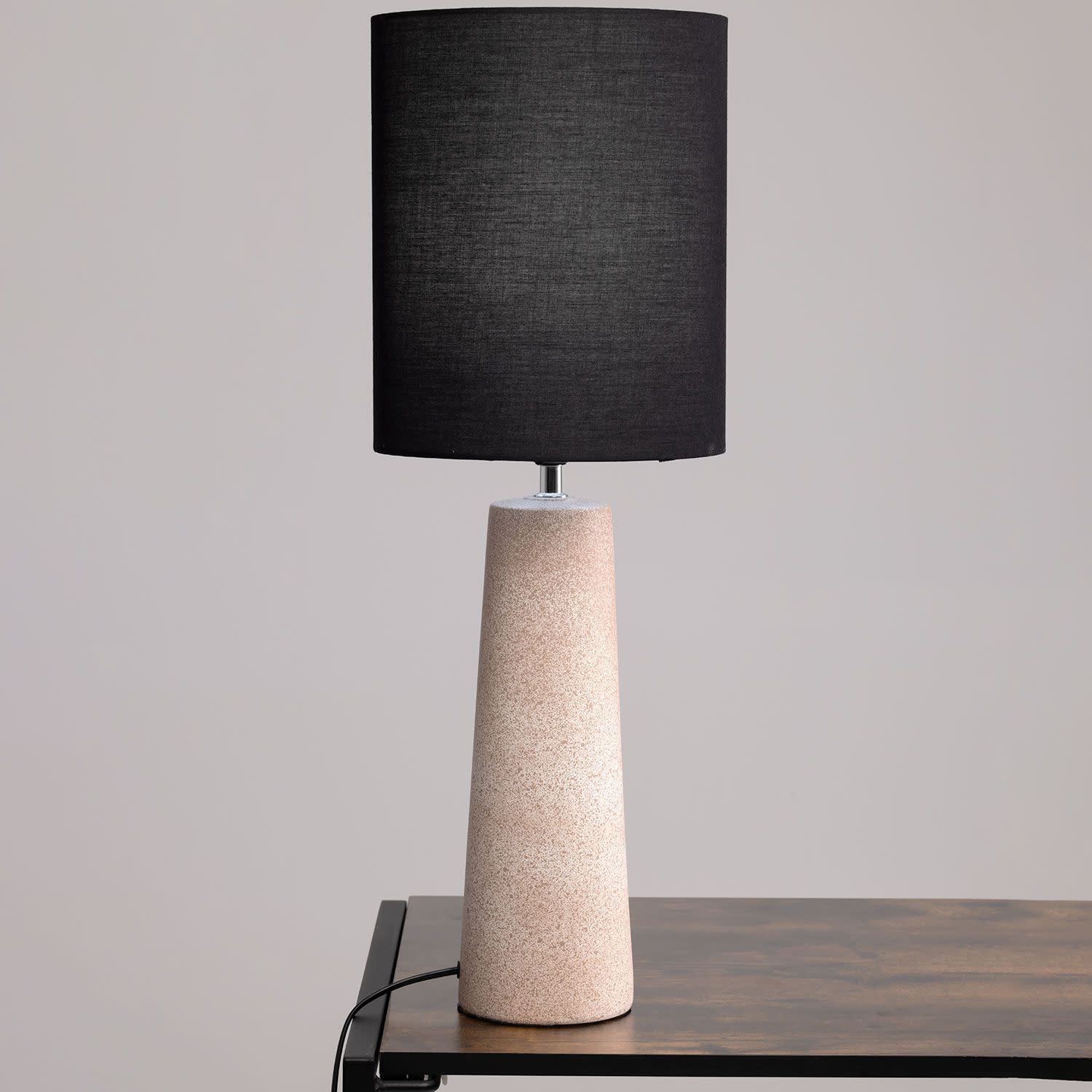 Εικόνα 1 του Sentio Φωτιστικό Επιτραπέζιο Κεραμικό Μπεζ-Μαύρο