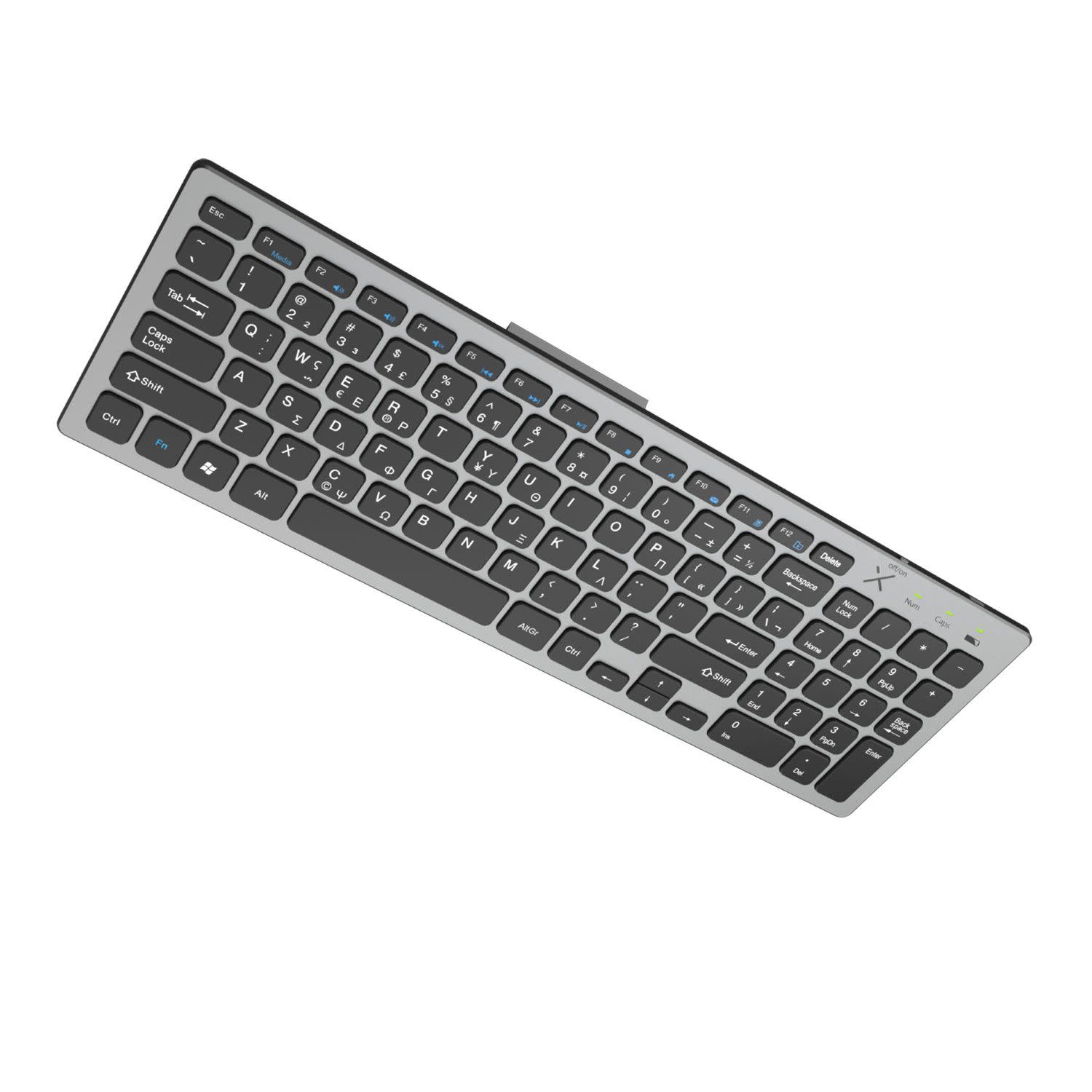 Κάνε κλικ για να δεις την εικόνα 3 του Turbo-X Πληκτρολόγιο Office Basic+ Ασύρματο