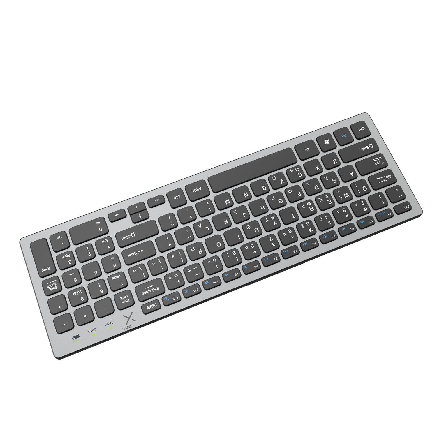 Κάνε κλικ για να δεις την εικόνα 4 του Turbo-X Πληκτρολόγιο Office Basic+ Ασύρματο