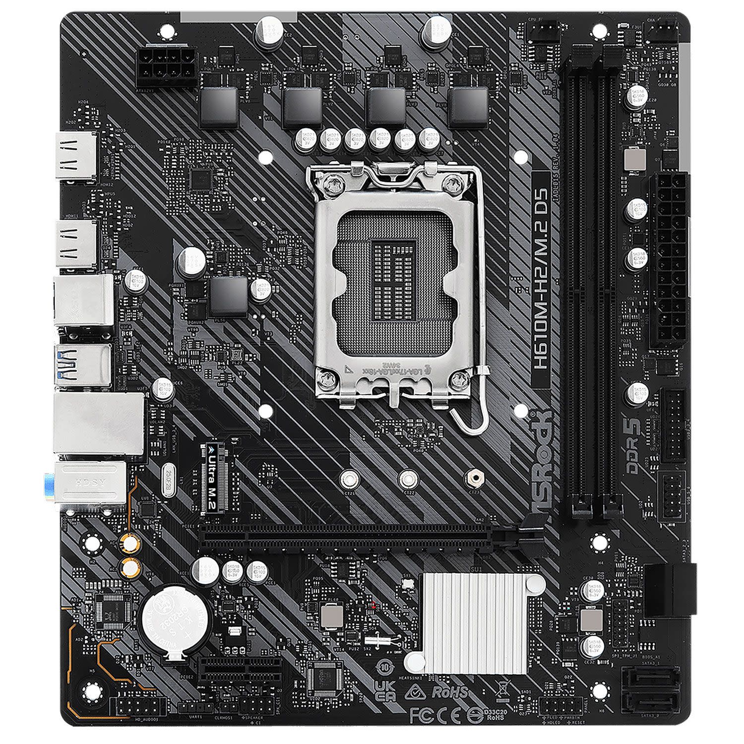 Εικόνα 2 του Asrock Motherboard H610M H2/M.2 D5 (H610/1700/DDR5)