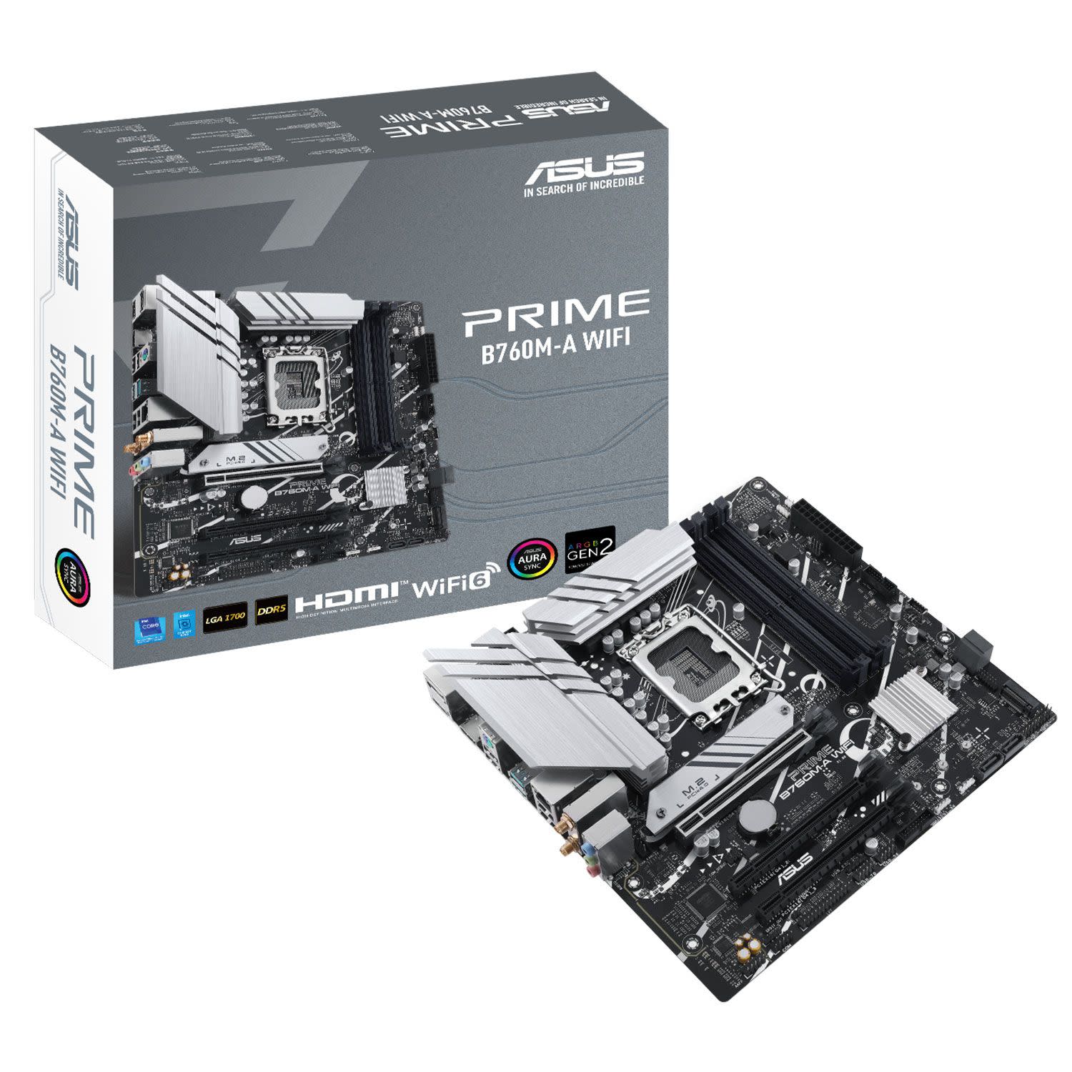 Asus Motherboard B760M-A PRIME WIFI (Β760/1700/DDR5)
