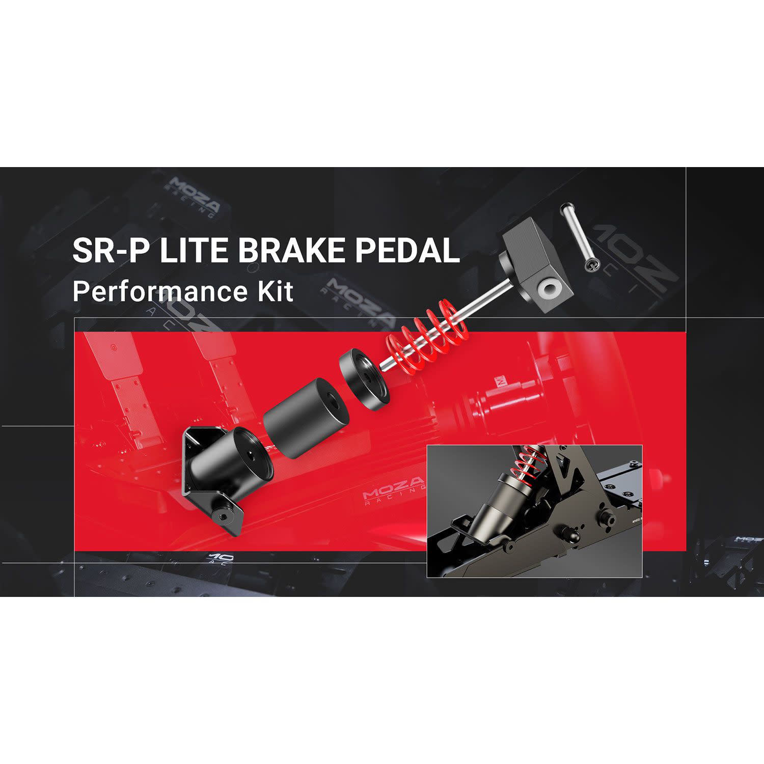 Εικόνα 2 του MOZA Brake Pedal Performance Kit for R5 Bundle