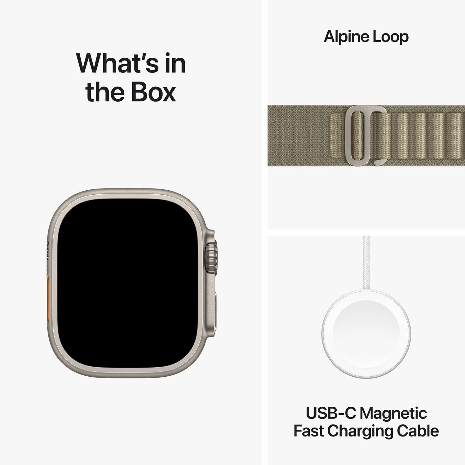 Εικόνα 9 του Apple Watch Ultra 2 49mm Olive Alpine Loop Medium