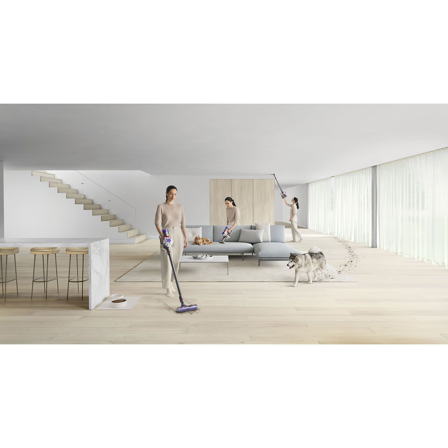 Εικόνα 8 του Dyson Σκούπα Stick Επαναφ/μενη V8 Silver/Silver/Nickel