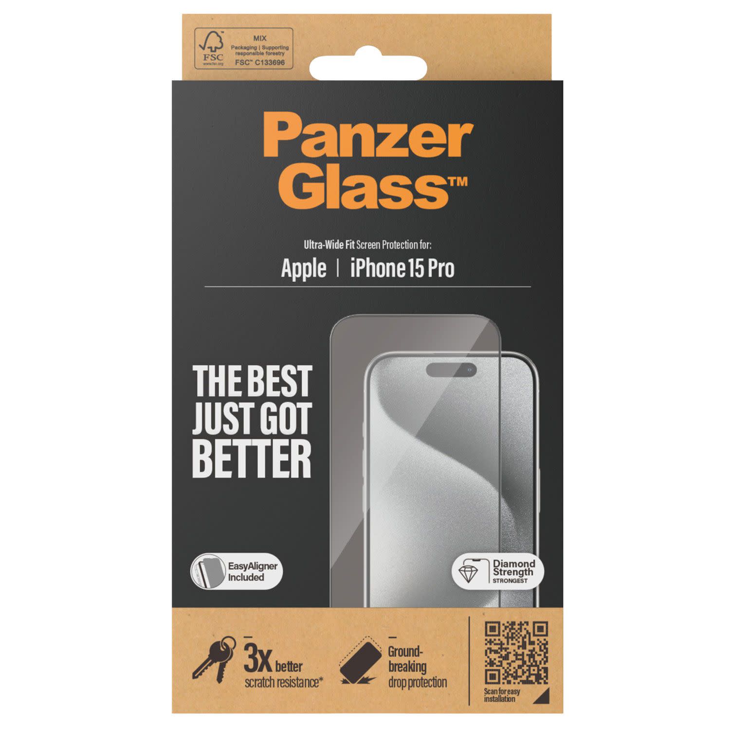 Εικόνα 4 του PanzerGlass iPhone 15 Pro