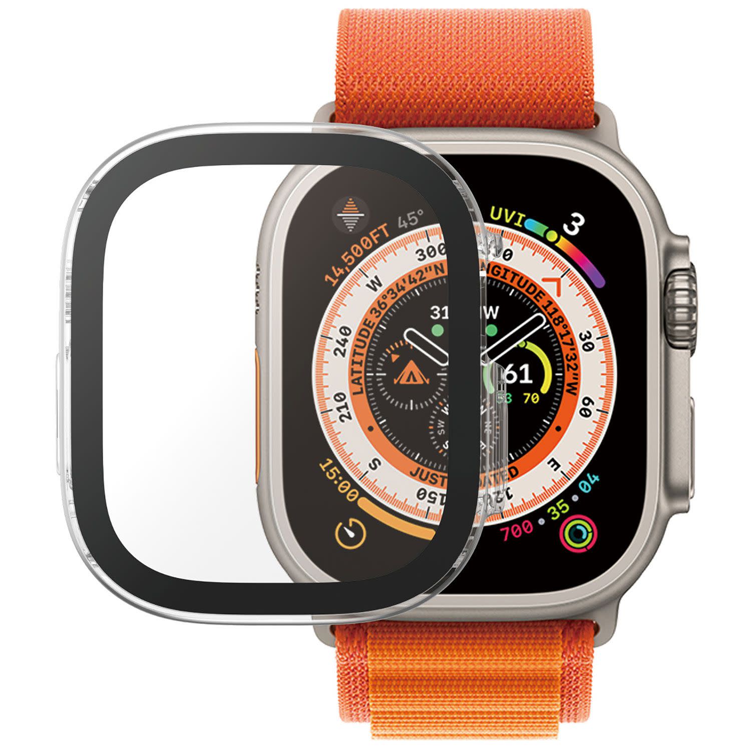 Κάνε κλικ για να δεις την εικόνα 1 του PanzerGlass Full Body Ultra 2 49mm Trans