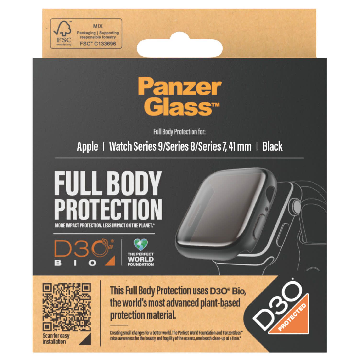 Εικόνα 4 του PanzerGlass Full Body Series 9 41mm Blac