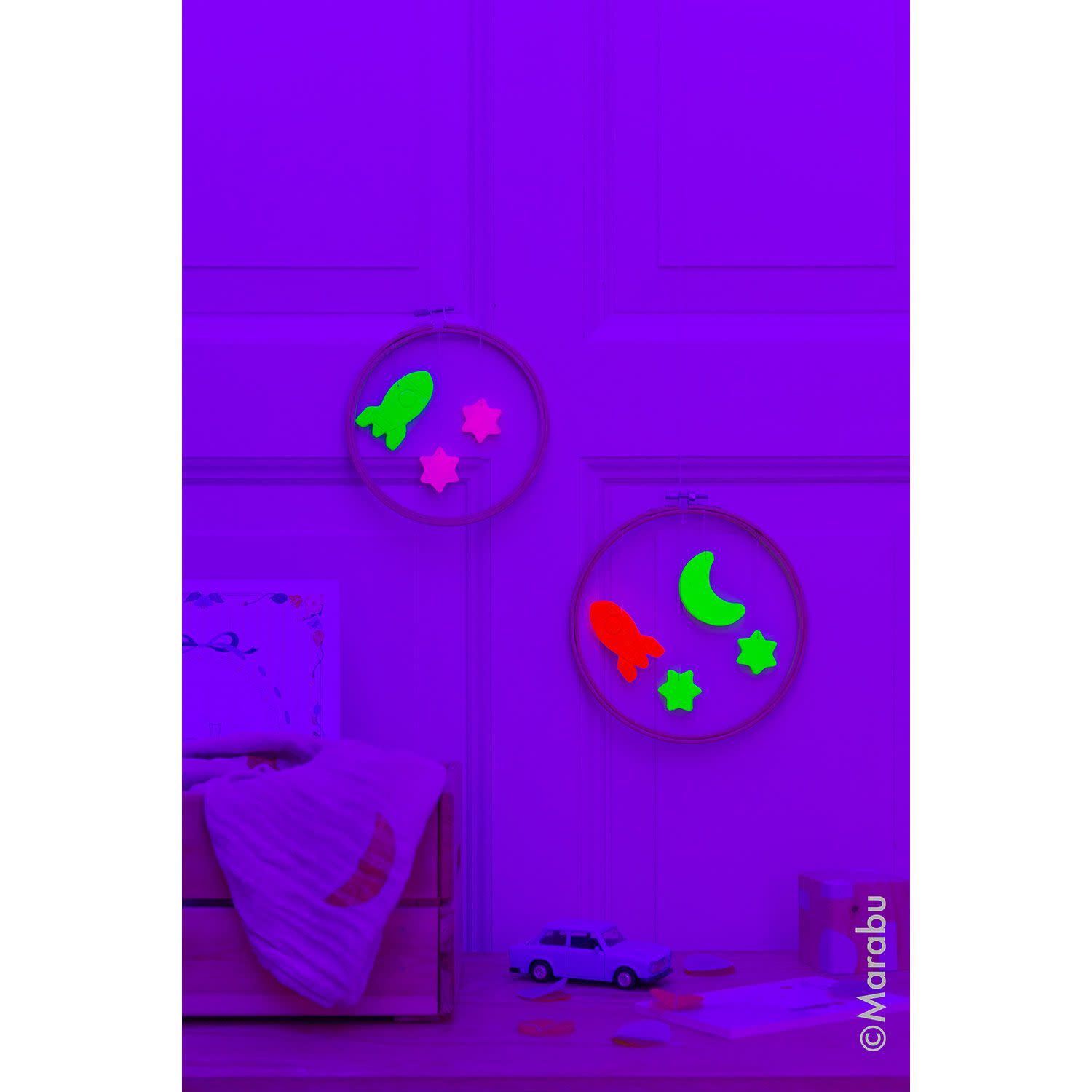 Εικόνα 7 του Marabu Ακρυλικά Χρώματα Glow In The Dark 3*15ml