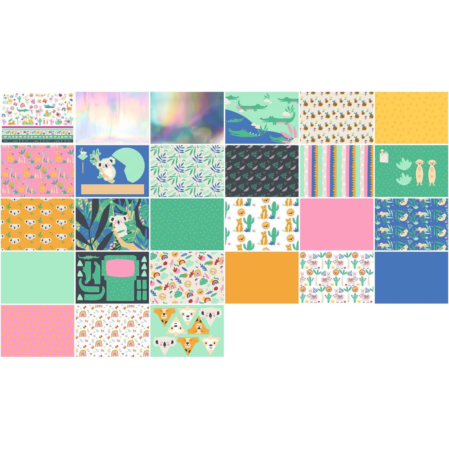 Εικόνα 3 του Folia Μπλόκ Χειροτεχνίας Sweet Safari 24x34cm 27Φύλλα