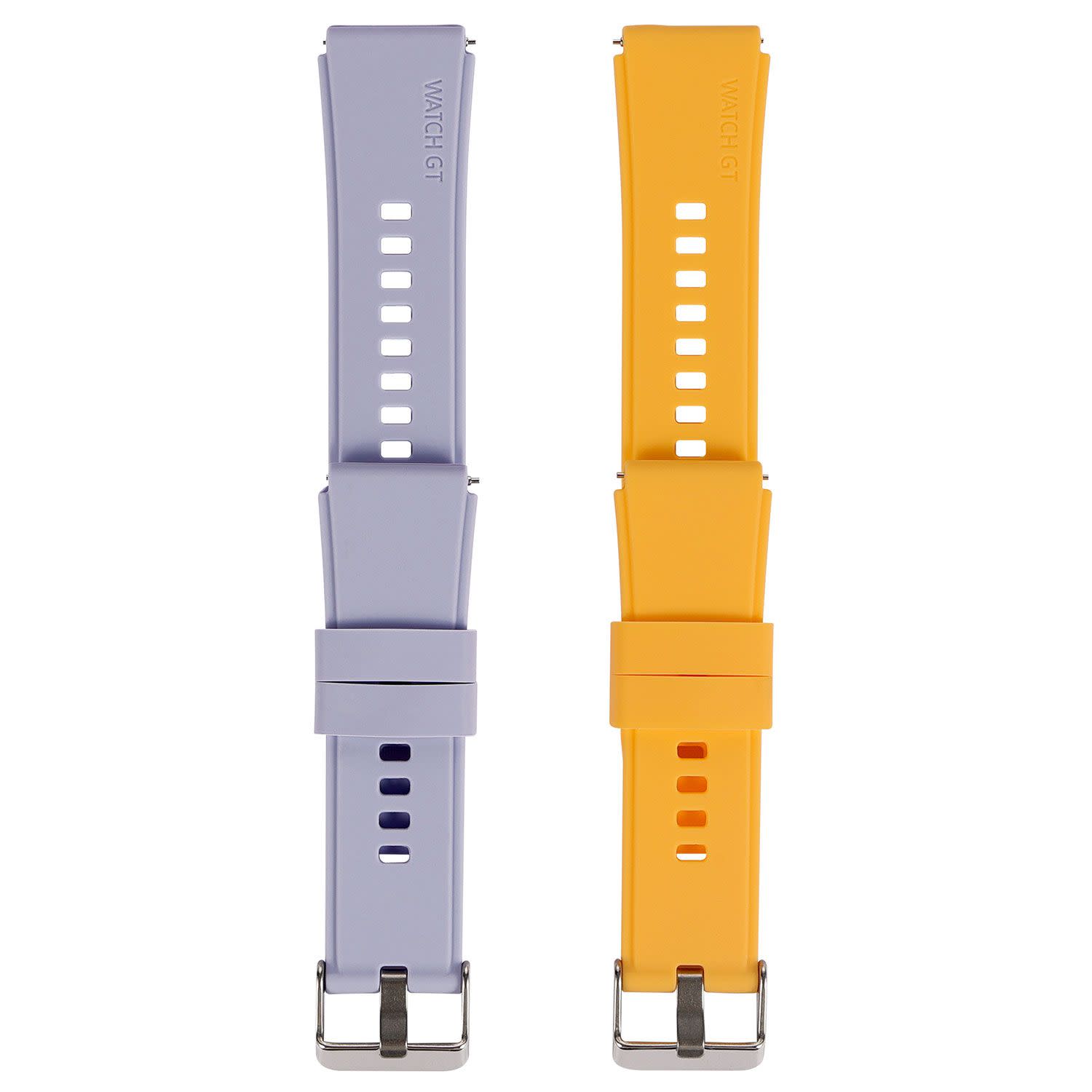 Εικόνα 1 του Sentio Universal Smartwatch Straps 20mm Silicone Λιλά-Κίτρινο