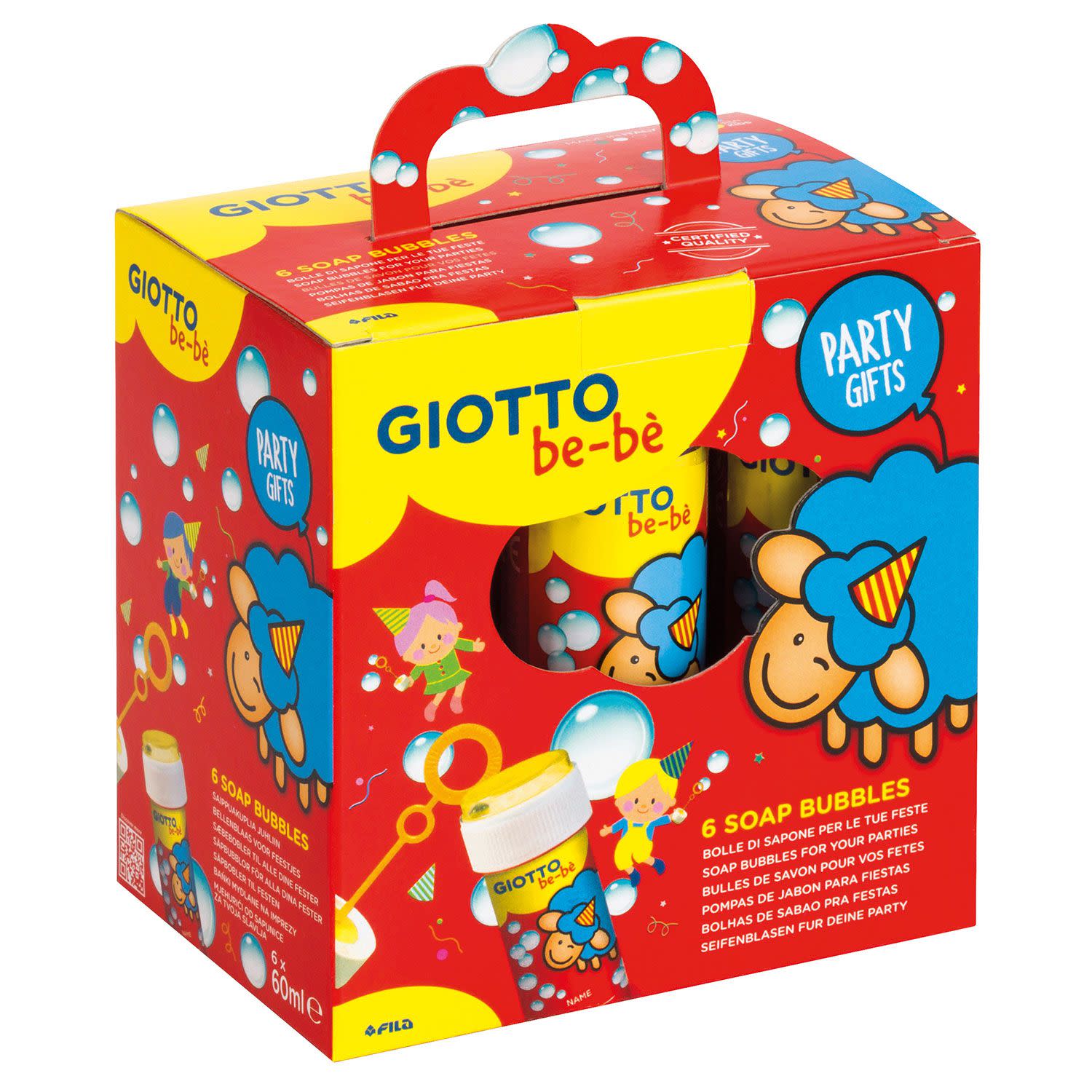 Εικόνα 1 του Giotto Σαπουνόφουσκες Για Πάρτυ Be-Be 6*60ml
