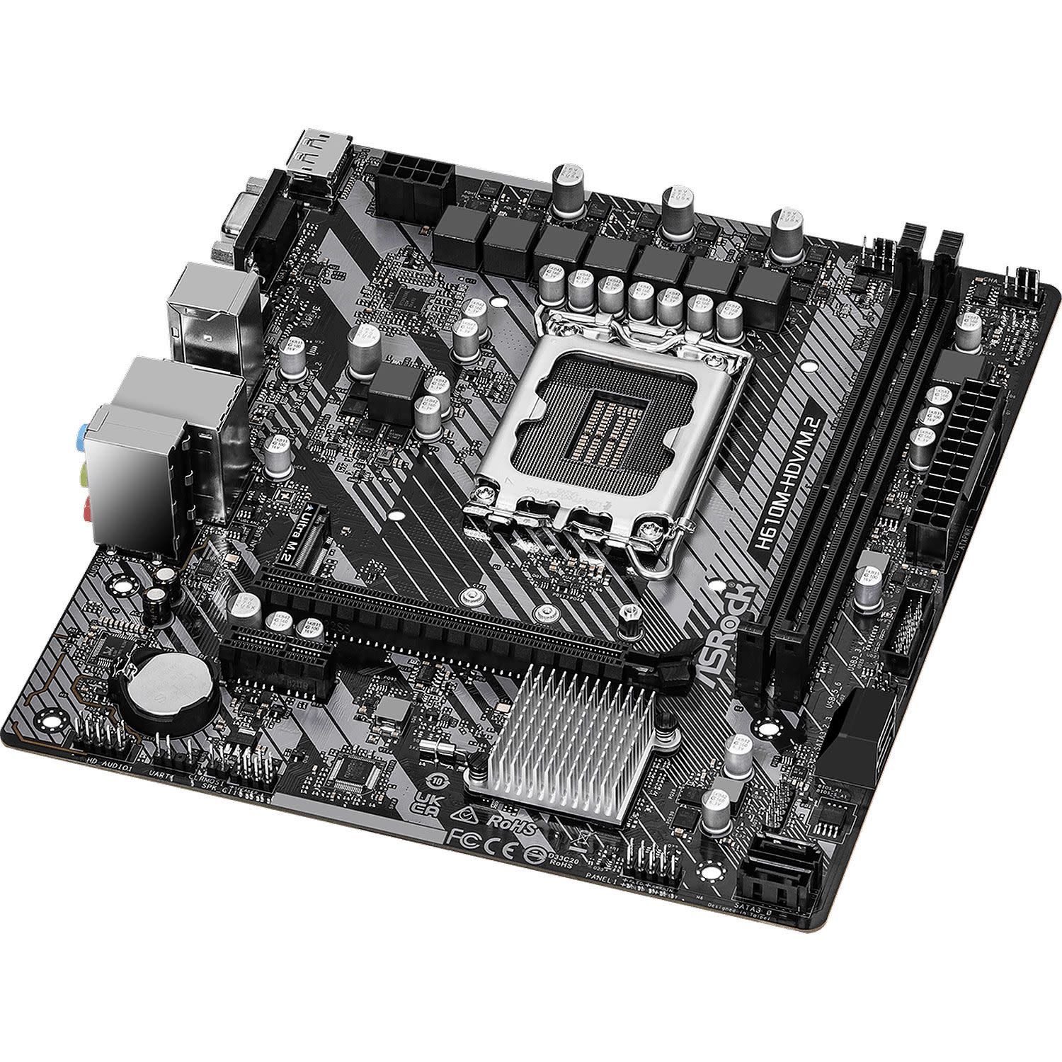 Εικόνα 3 του Asrock Motherboard H610 M-HDV/M.2 R2.0 (H610/1700/DDR4)