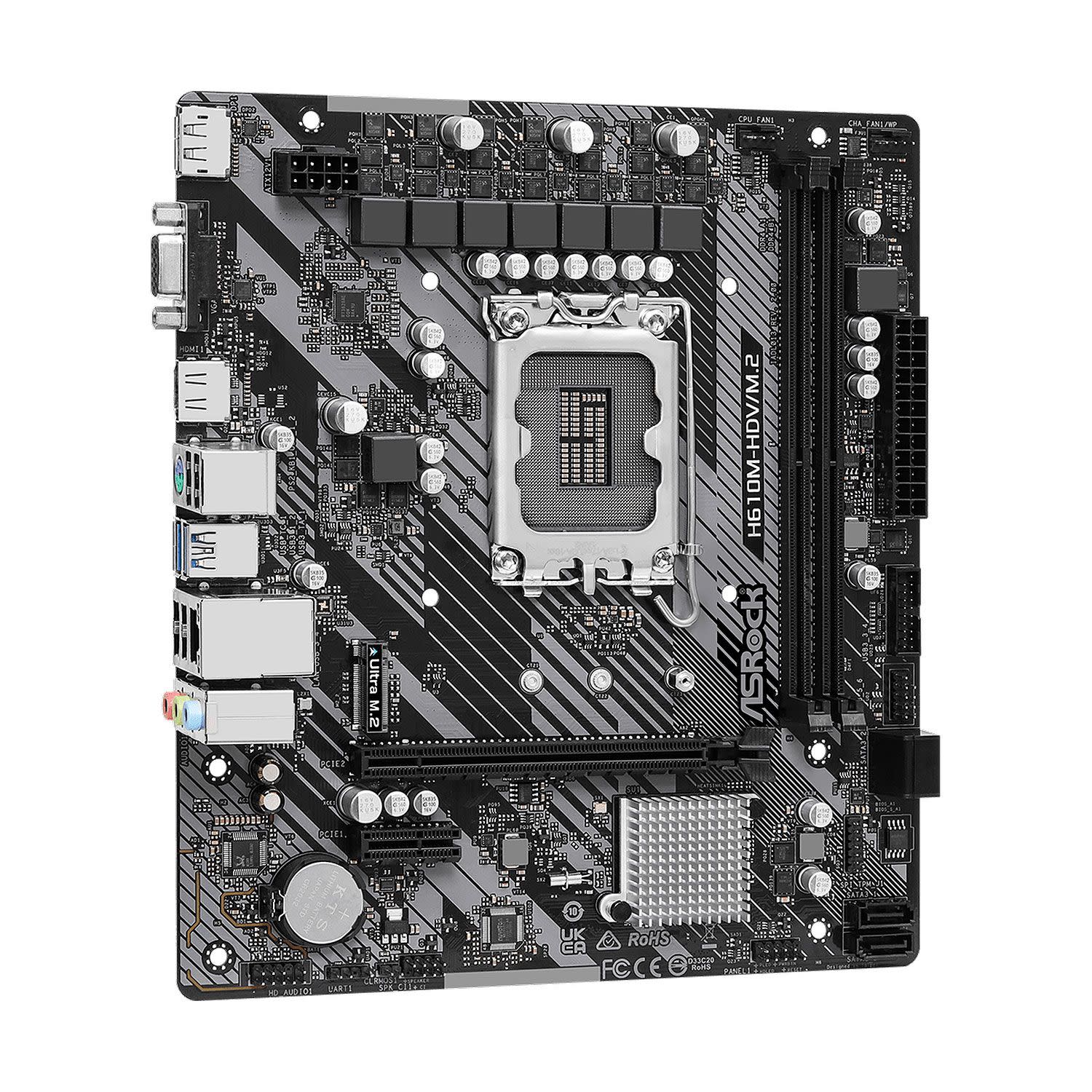 Εικόνα 4 του Asrock Motherboard H610 M-HDV/M.2 R2.0 (H610/1700/DDR4)