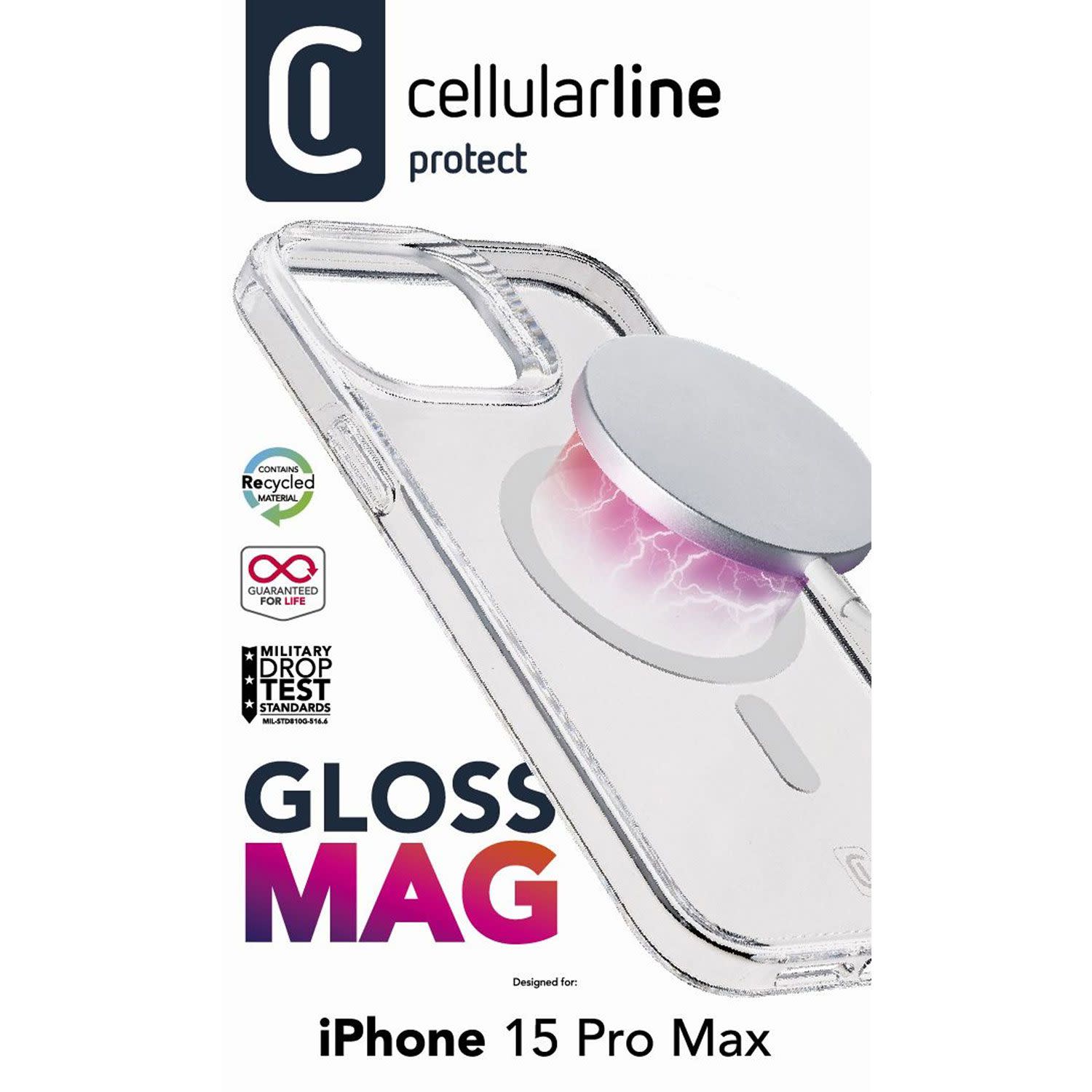 Εικόνα 4 του Cellularline Θήκη Back Cover για Apple iPhone 15 Pro Max Διάφανη