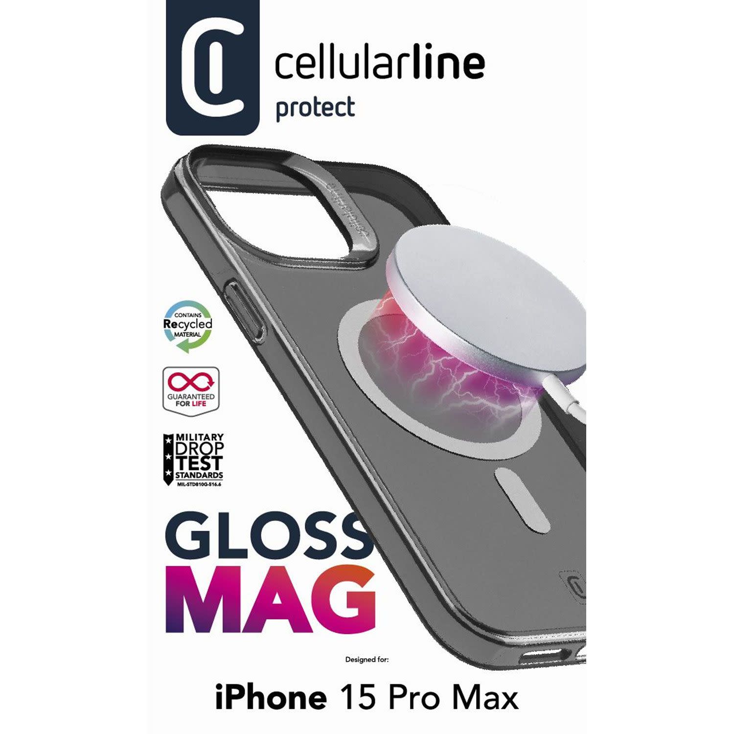Εικόνα 4 του Cellularline Θήκη Back Cover για Apple iPhone 15 Pro Max Μαύρη