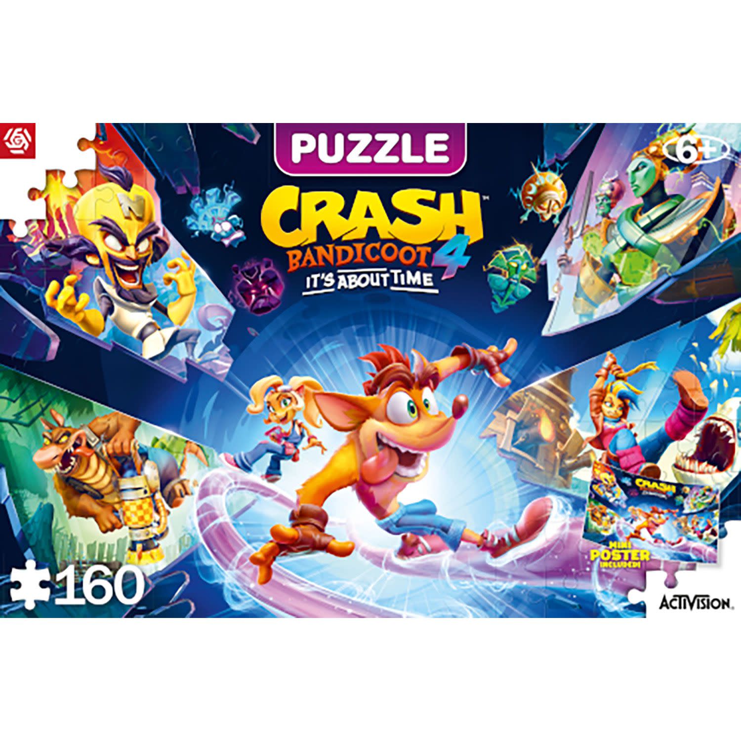 Εικόνα 2 του Good Loot Kids:Crash Bandicoot 4:It's About Time Puzzles 160 pcs