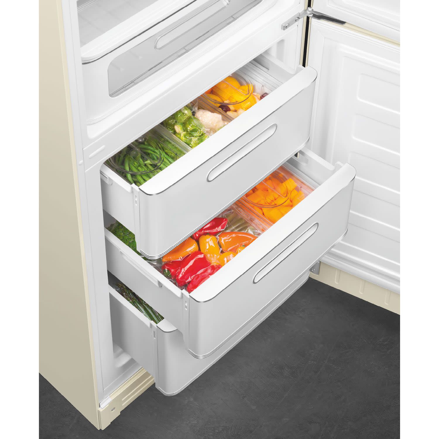 Εικόνα 6 του Smeg FAB32RCR5 Ψυγειοκαταψύκτης Κρεμ