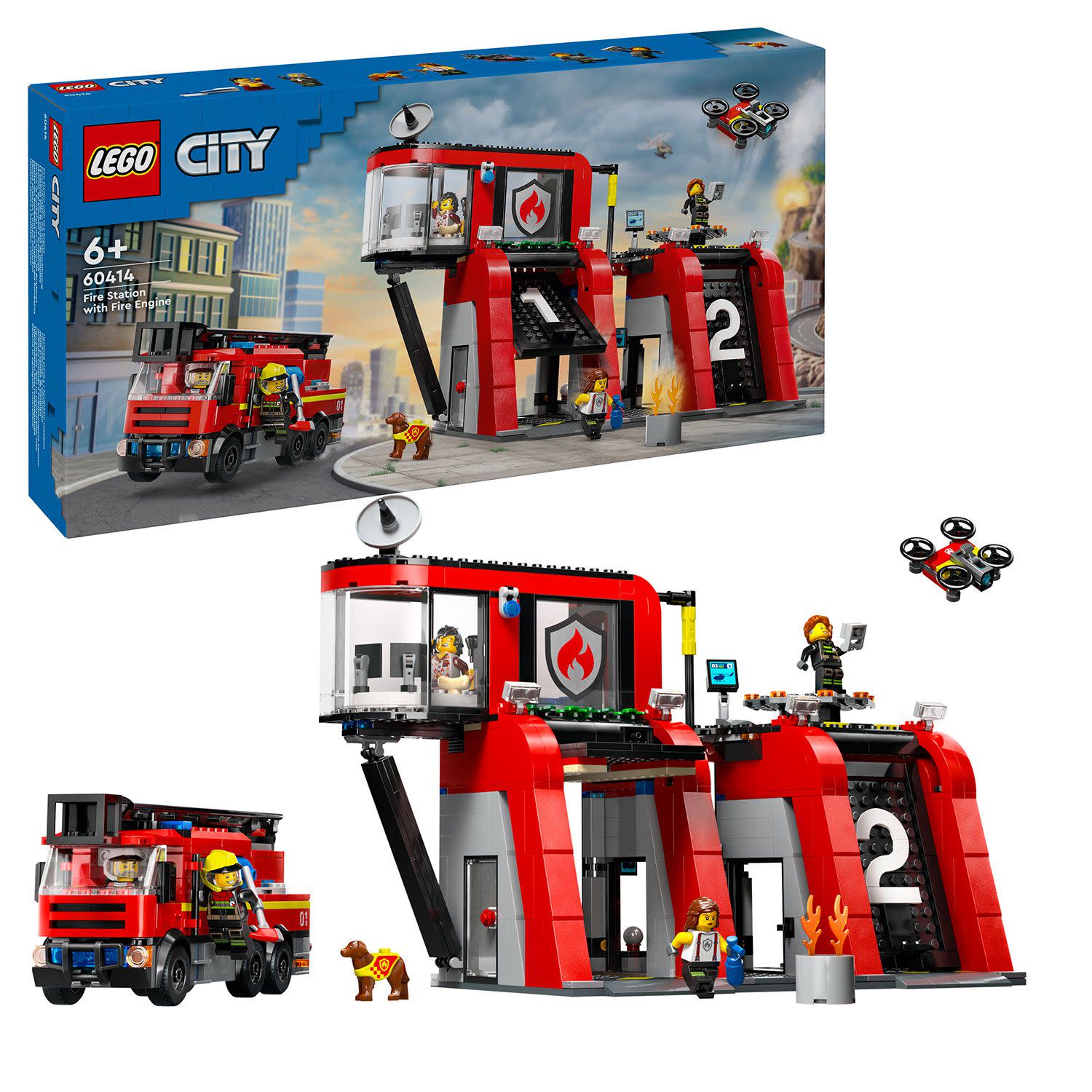 Εικόνα 2 του LEGO Fire Station With Fire Truck 60414