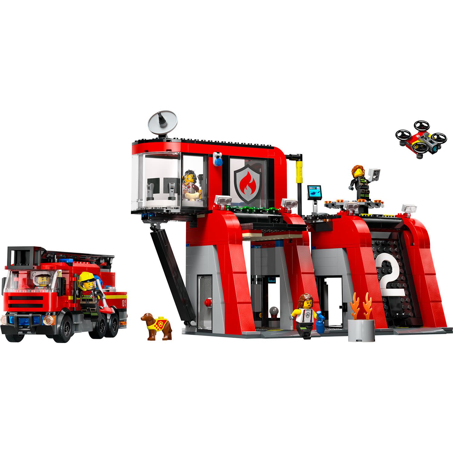 Εικόνα 3 του LEGO Fire Station With Fire Truck 60414