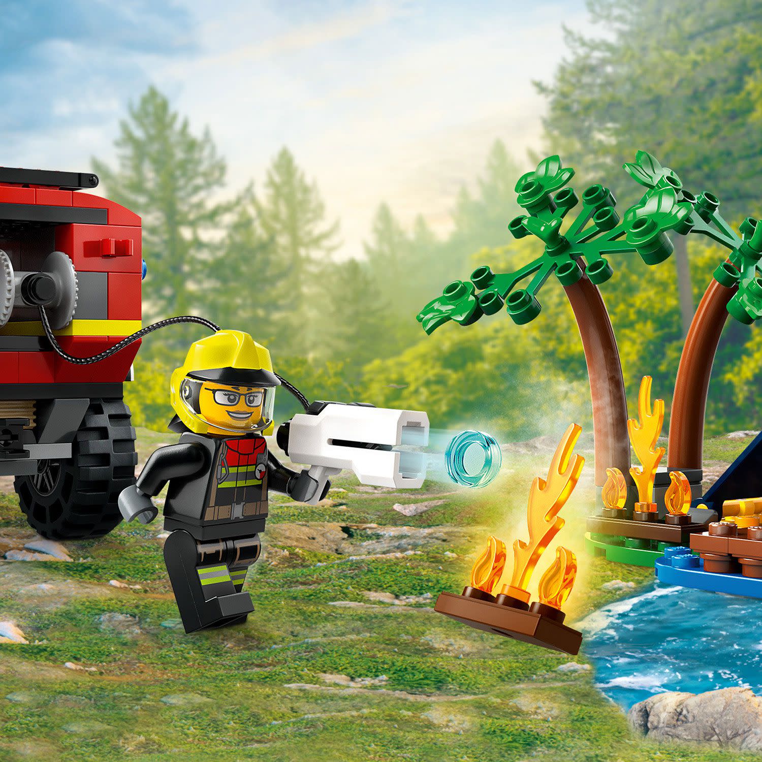 Εικόνα 5 του LEGO 4X4 Fire Truck With Rescue Boat 60412