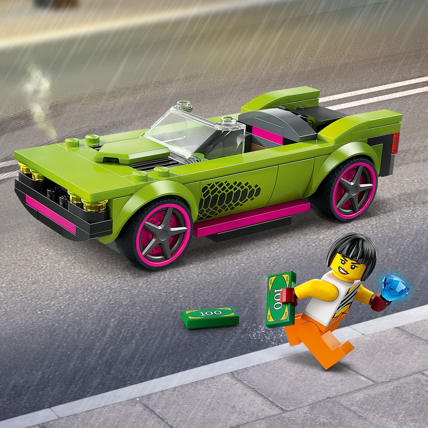 Εικόνα 4 του LEGO Police Car And Muscle Car Chase 60415
