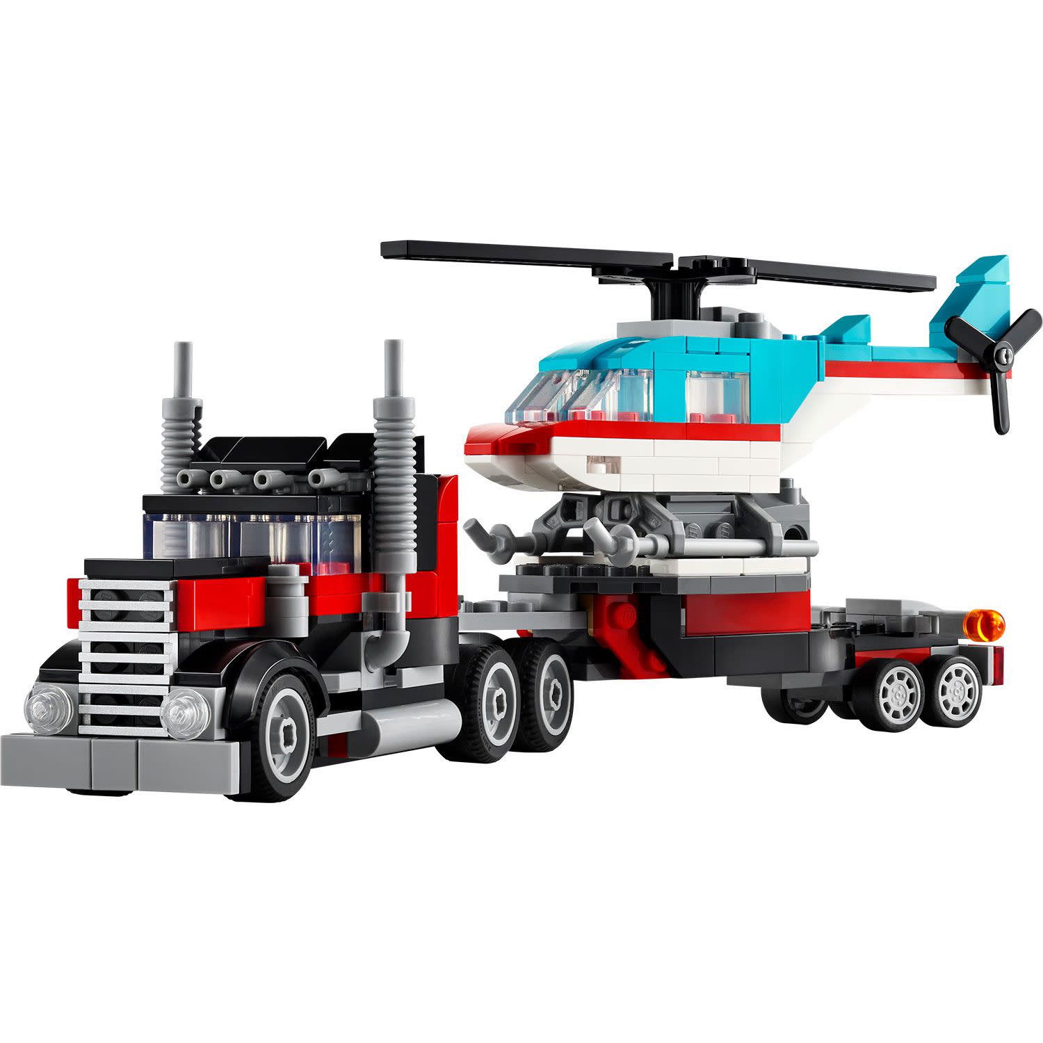 Εικόνα 3 του LEGO Flatbed Truck With Helicopter 31146