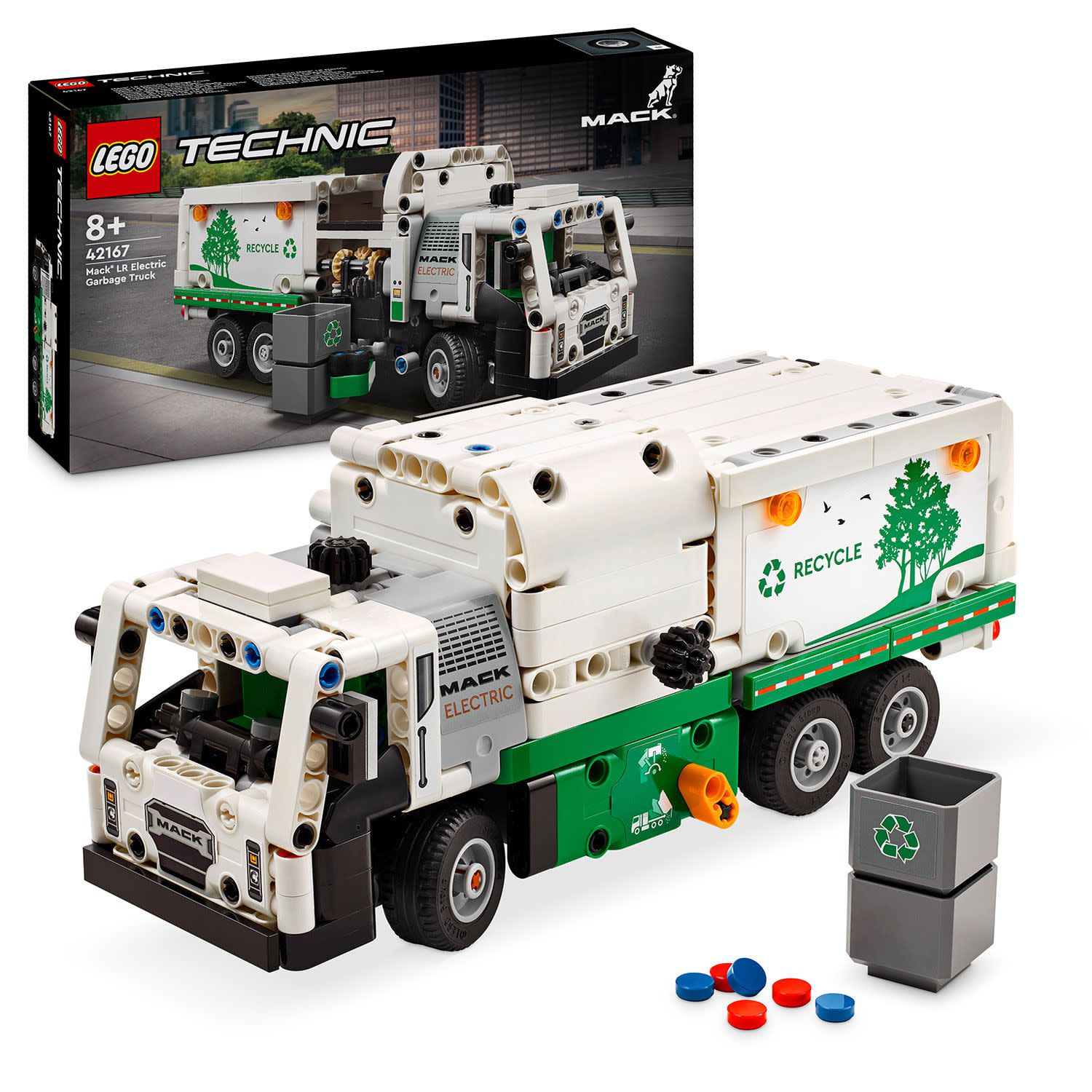 Εικόνα 2 του LEGO Mack Lr Electric Garbage Truck 42167