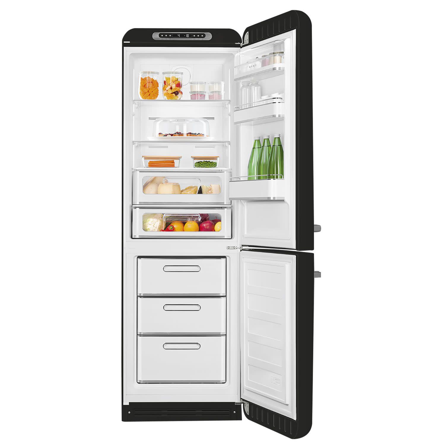 Εικόνα 2 του Smeg FAB32RBL5 Ψυγειοκαταψύκτης Black